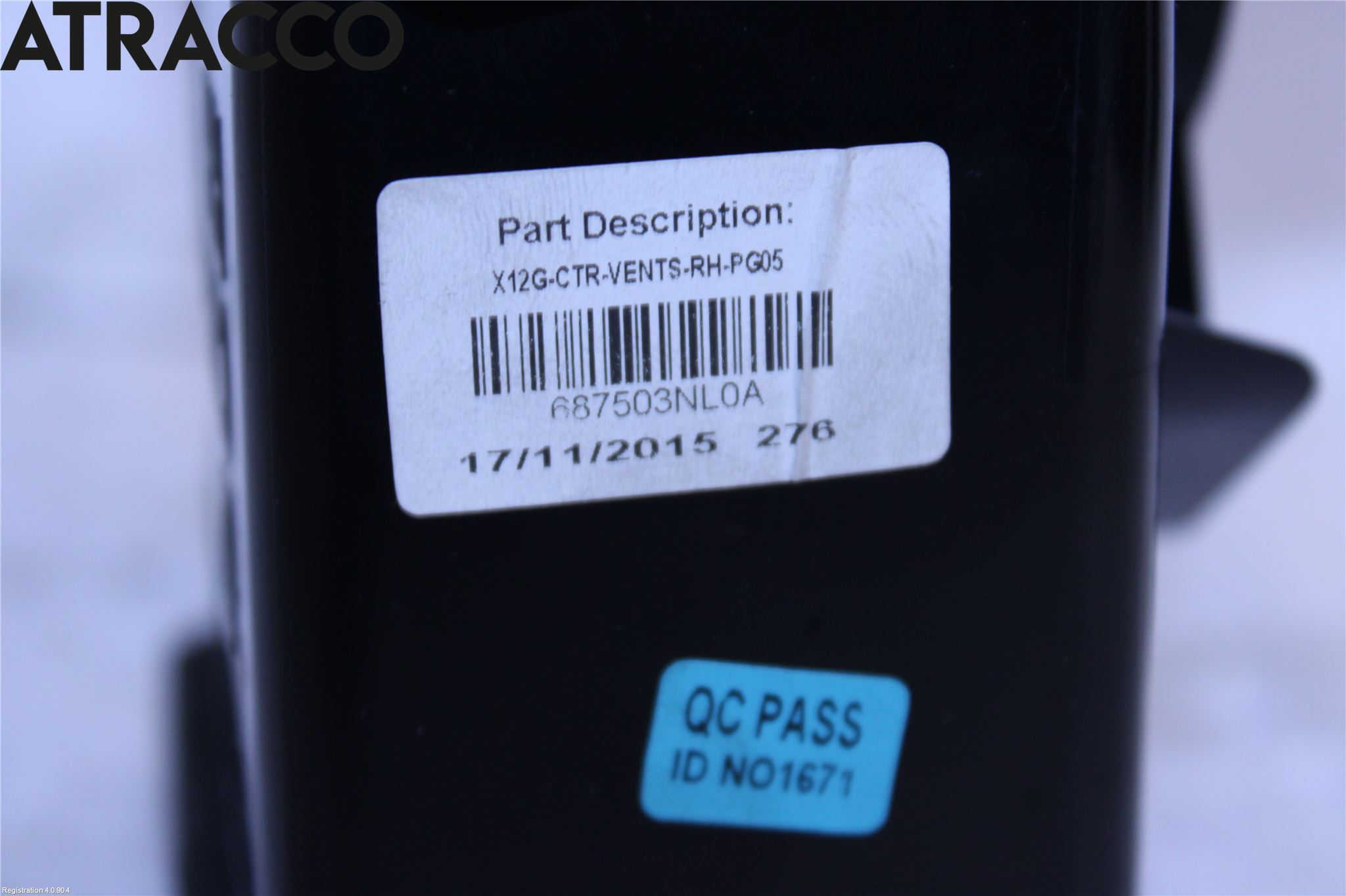 Nissan LEAF 11-17 Dashbord Kanal - Dyse