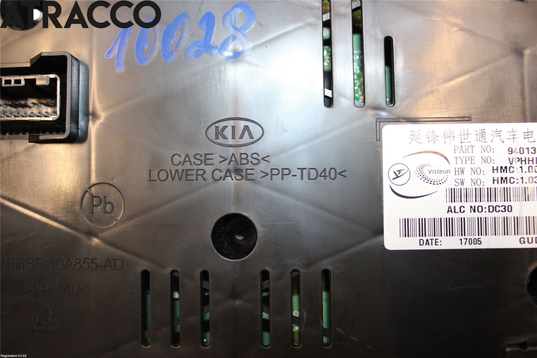 Kia NIRO (DE) 17-22 Instr Kombinert