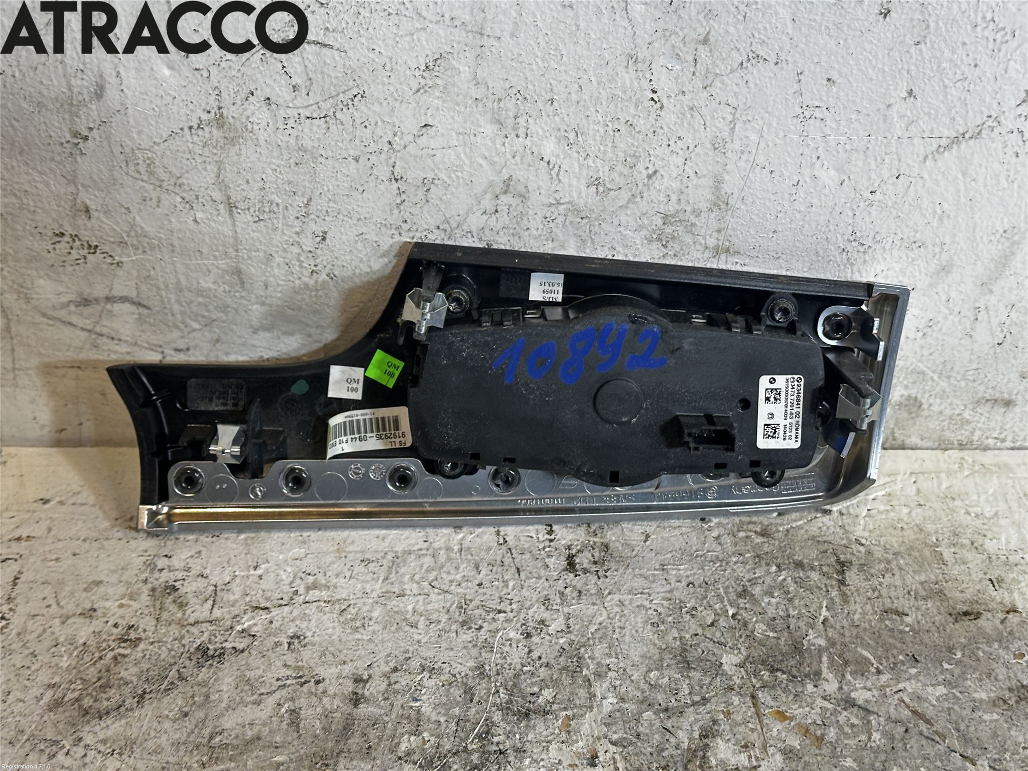 BMW 5 F10/F11/F18 09-17 Bryter Hovedlys