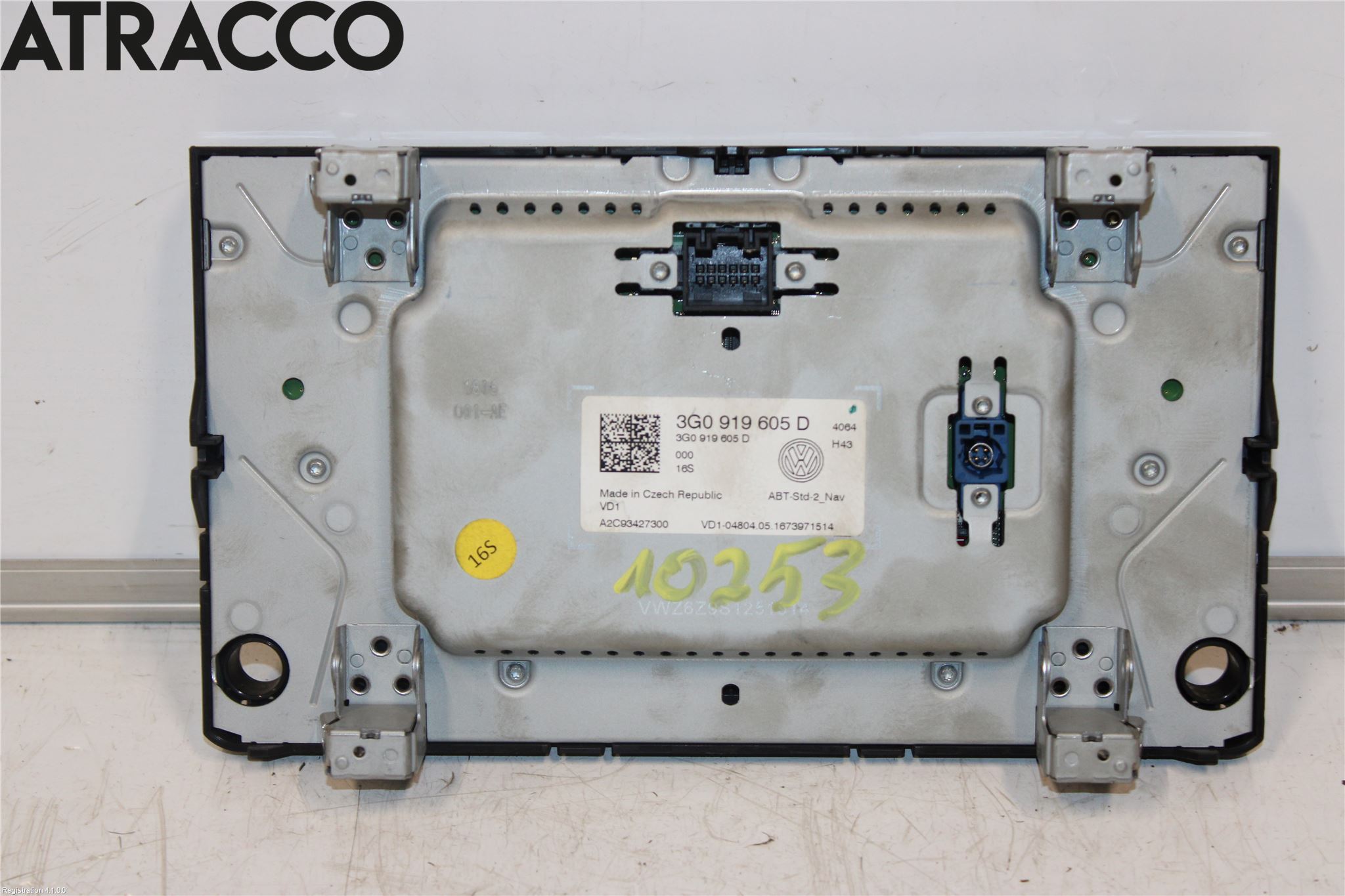 Volkswagen VW GOLF / E-GOLF VII 13-20 Multifunktionsdisplay