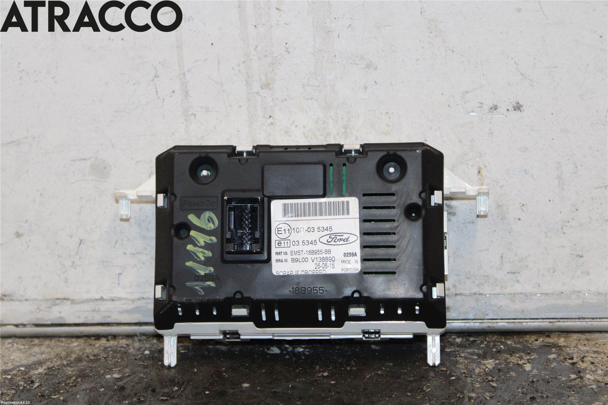 Ford TRANSIT/TOURNEO CUSTOM 13-24 Multifunktionsdisplay