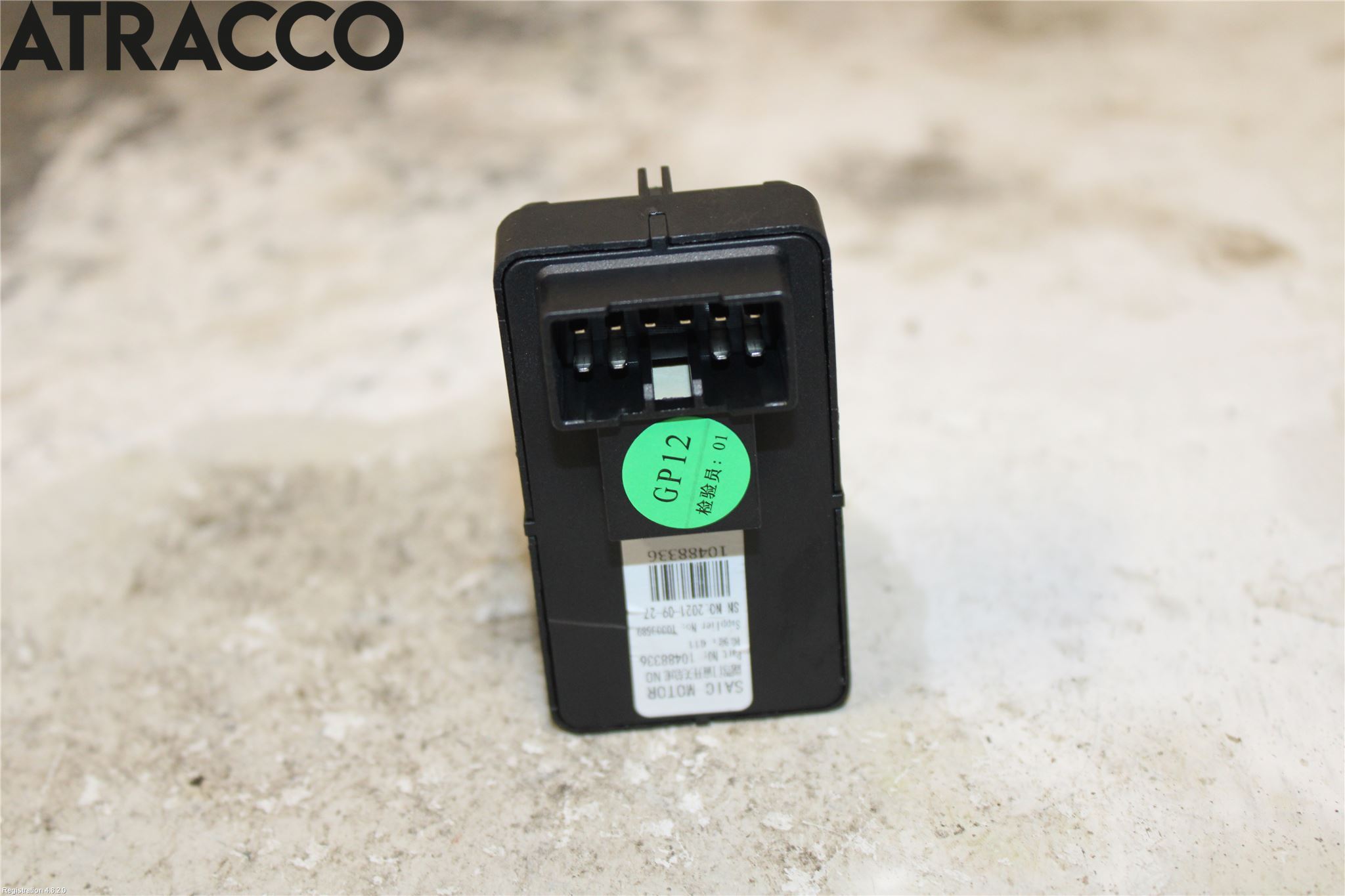 MG ZS EV 20- Bryter Vindusheis