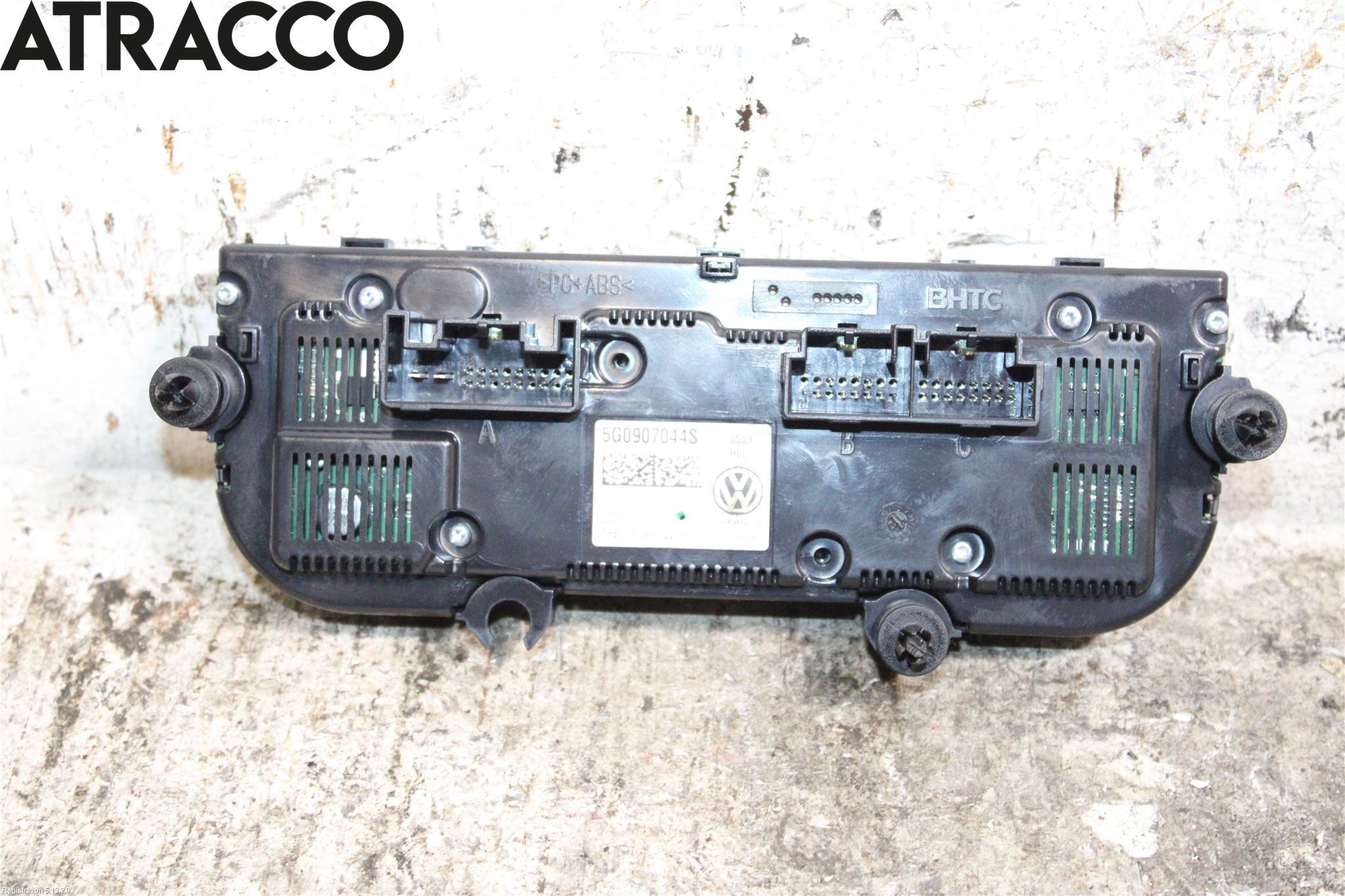 Volkswagen VW GOLF / E-GOLF VII 13-20 Varmeapparat Panel(Regulering)