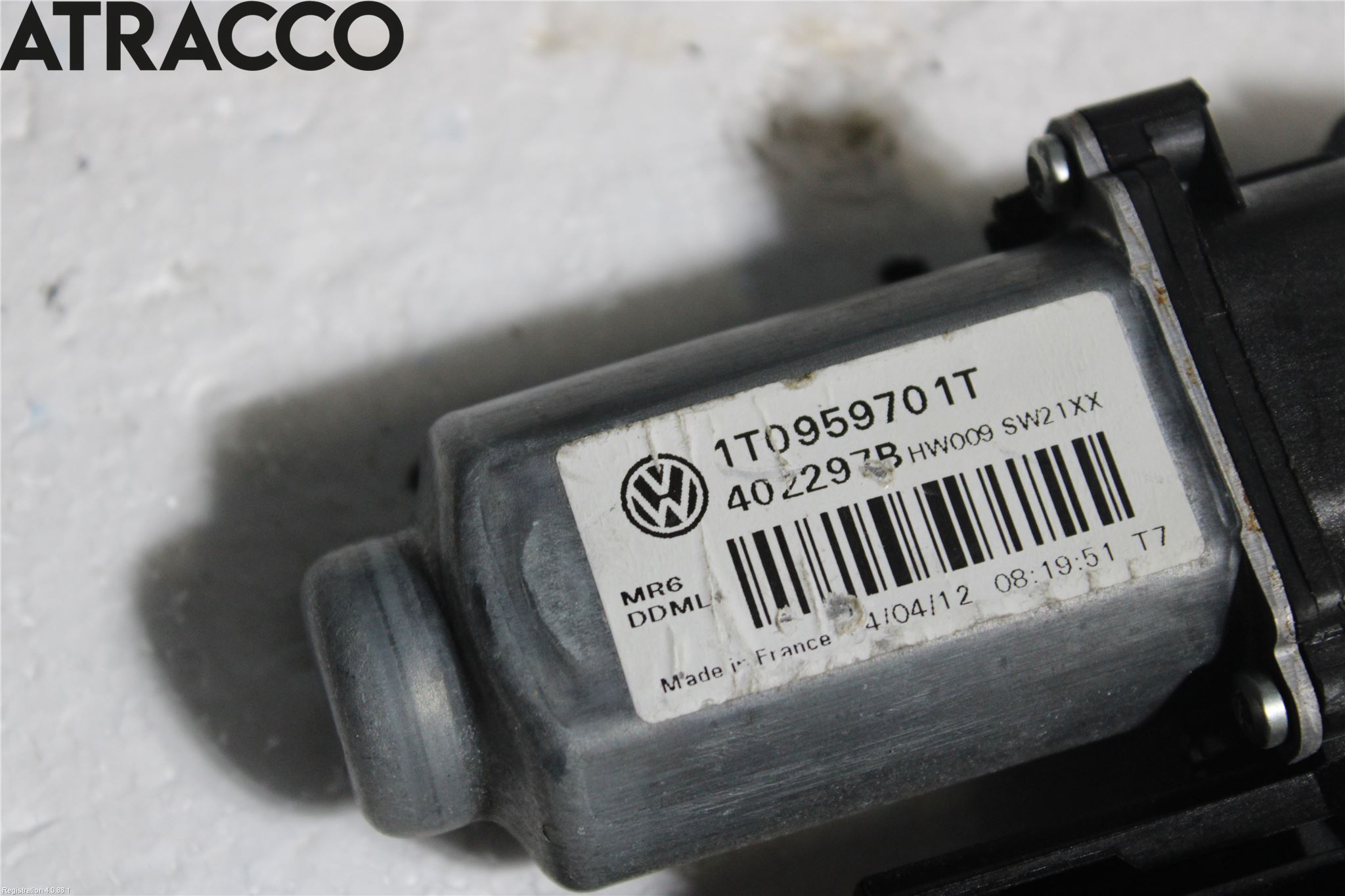 Volkswagen VW CADDY 11-15 Vindusheismotor