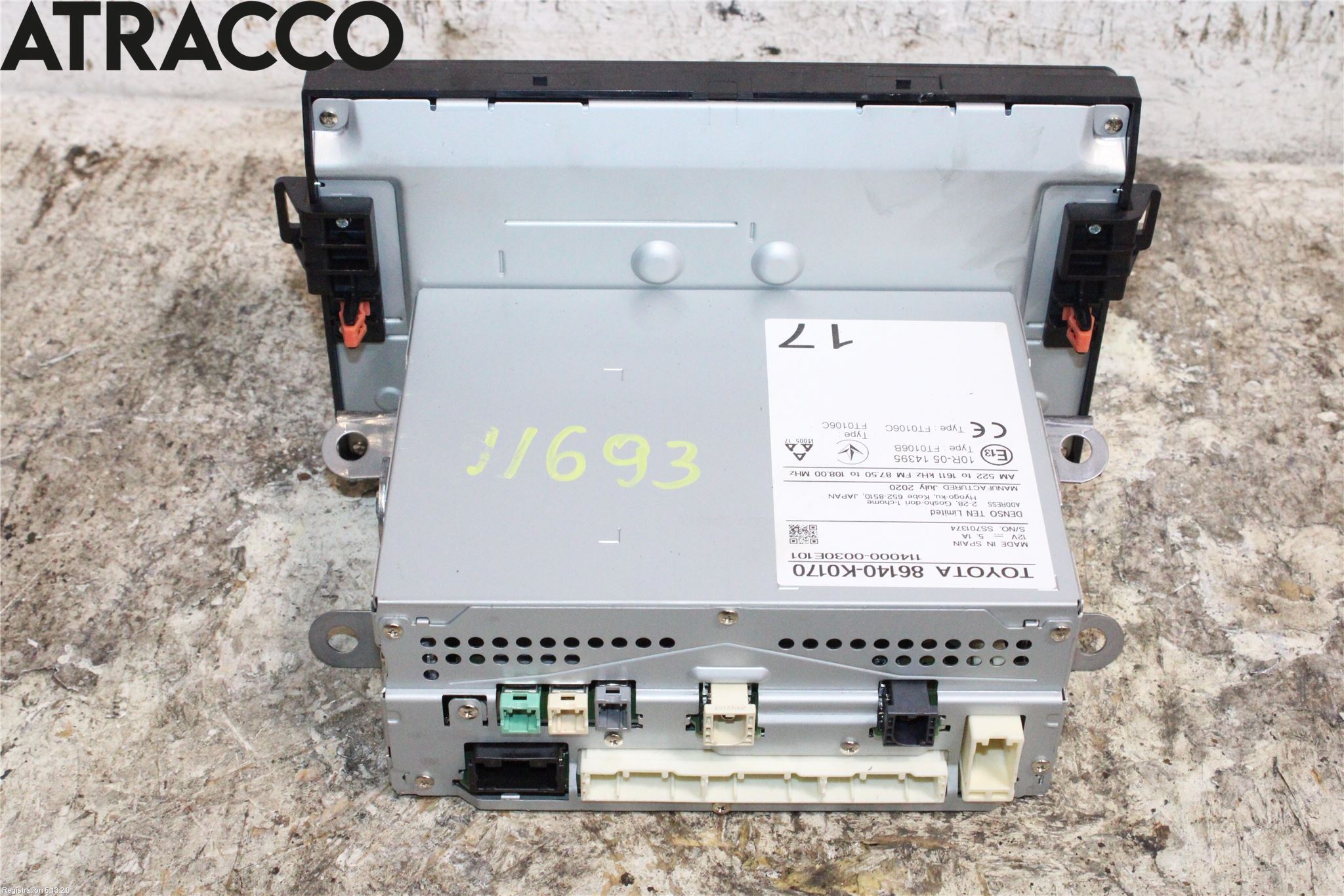 Toyota YARIS XP21 20- Stereo Radio Med Cd