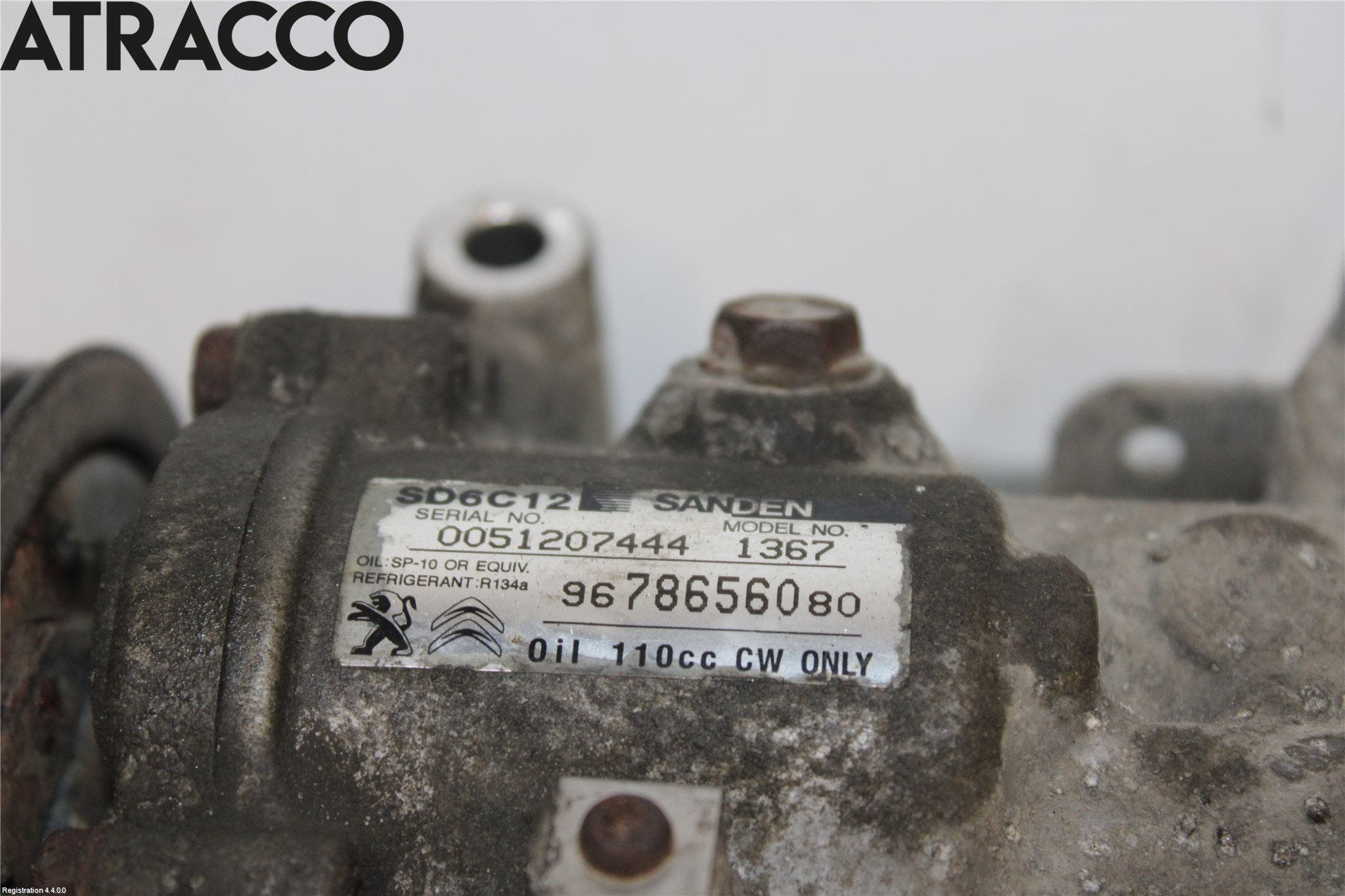 Citroen BERLINGO 08-18 Varme Ac Kompressor