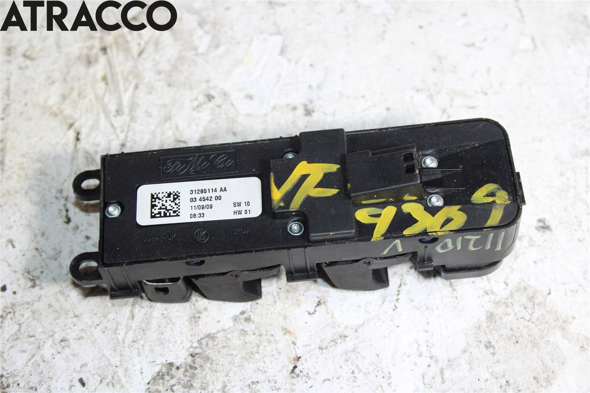 Volvo V70 08-13 Bryter Vindusheis