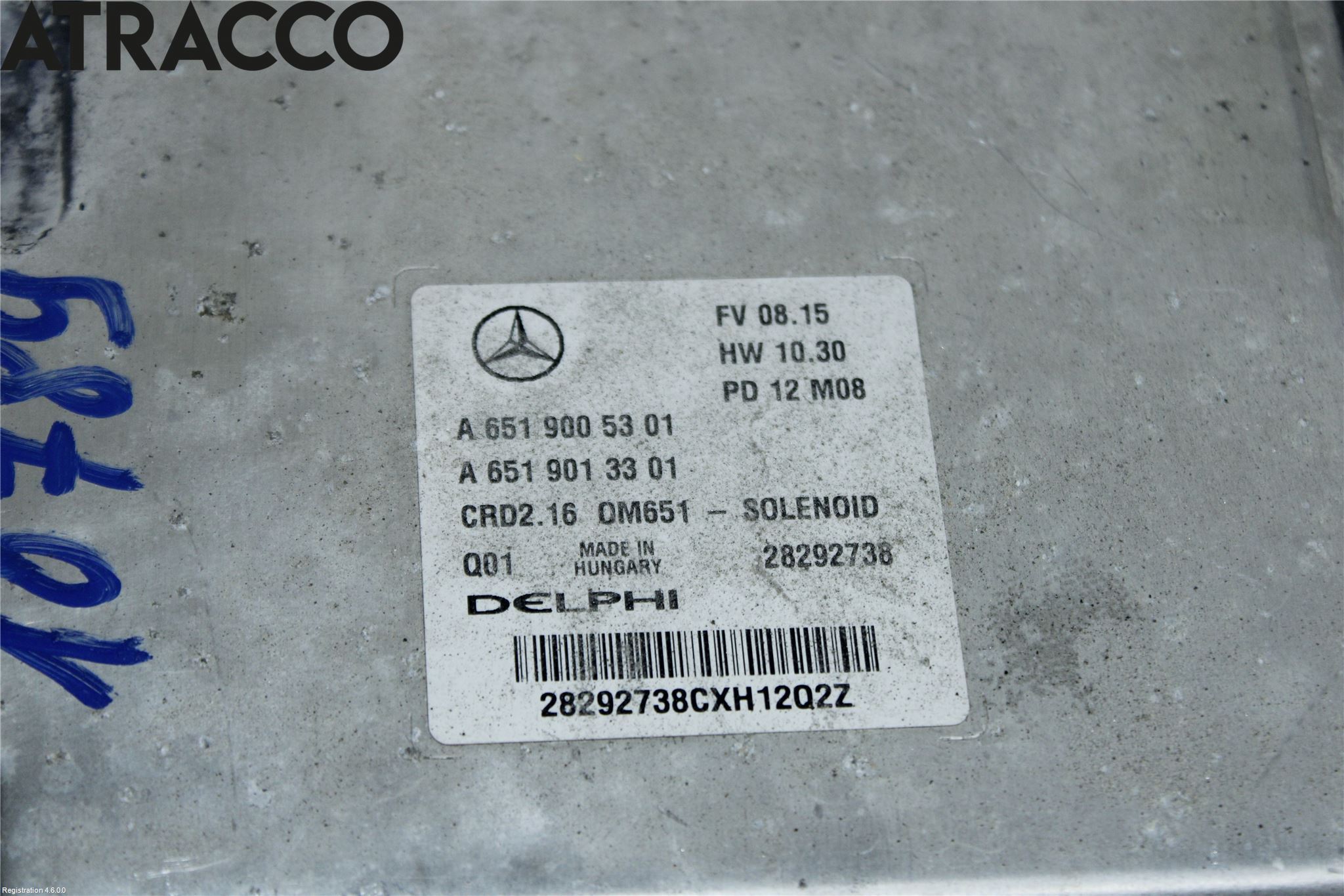 Mercedes-Benz MB C-KLASS (W204) 07-15 Styreenhet Dieselpumpe