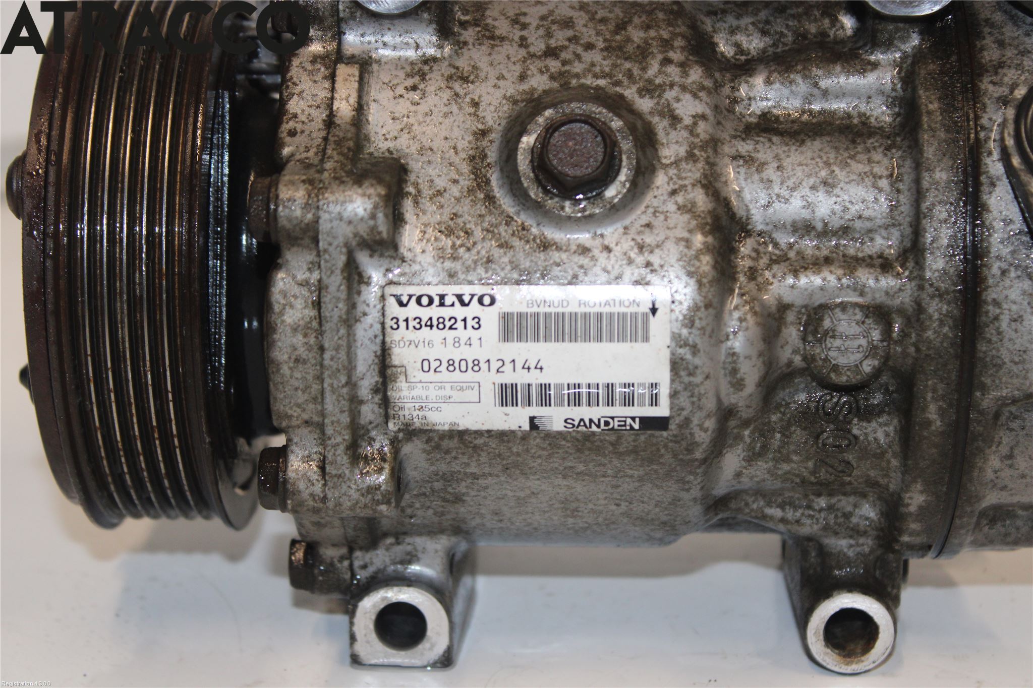 Volvo V70 08-13 Varme Ac Kompressor