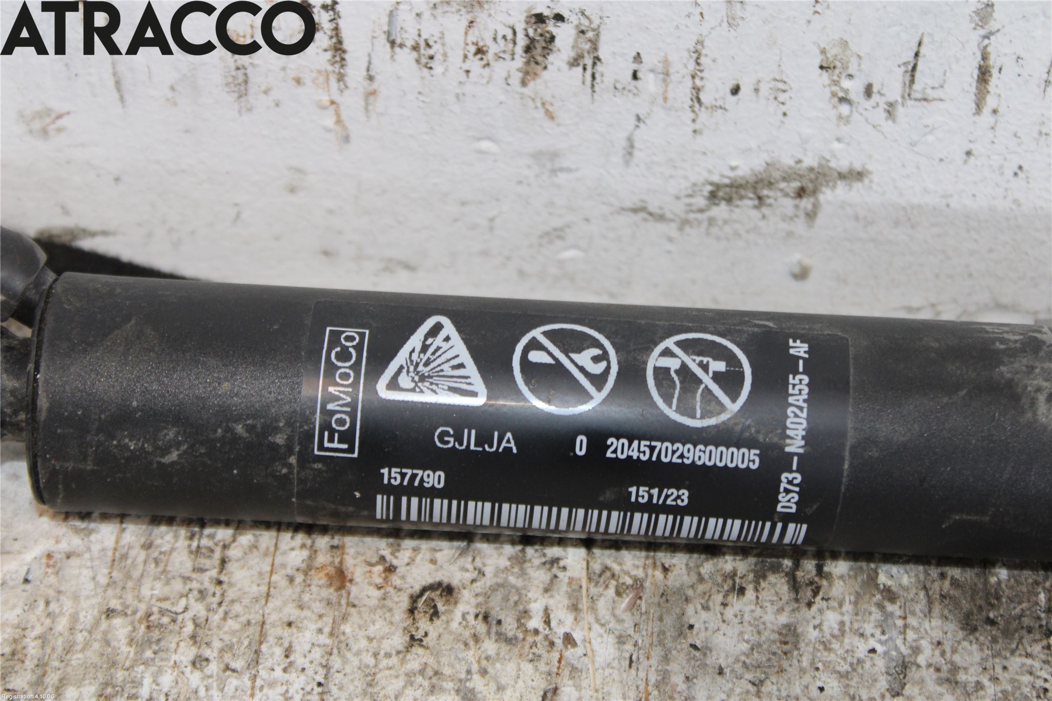 Ford MONDEO 15-22 Bakluke Demper-Gassfjær