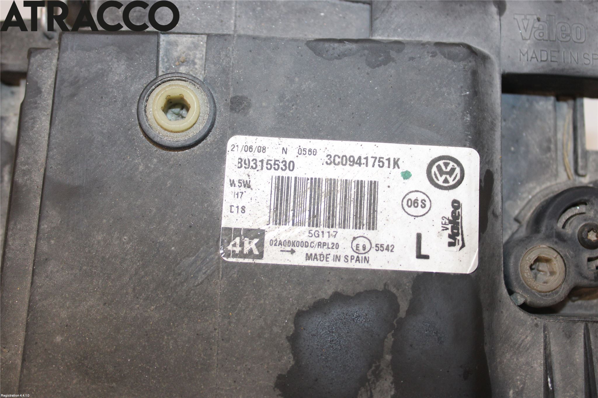 Volkswagen VW PASSAT 05-11 Frontlykt Venstre