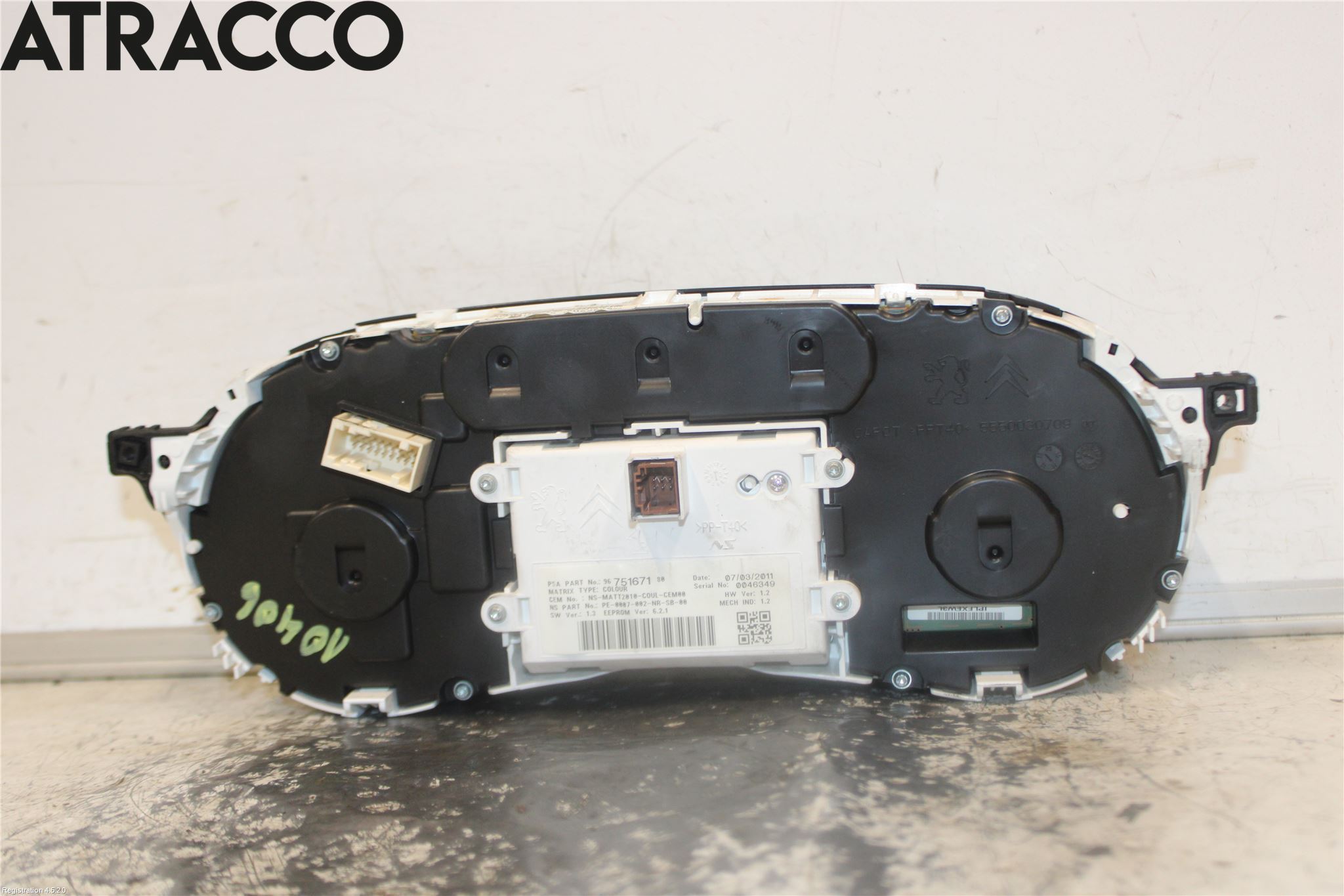 Peugeot 508 11-18 Instr Kombinert