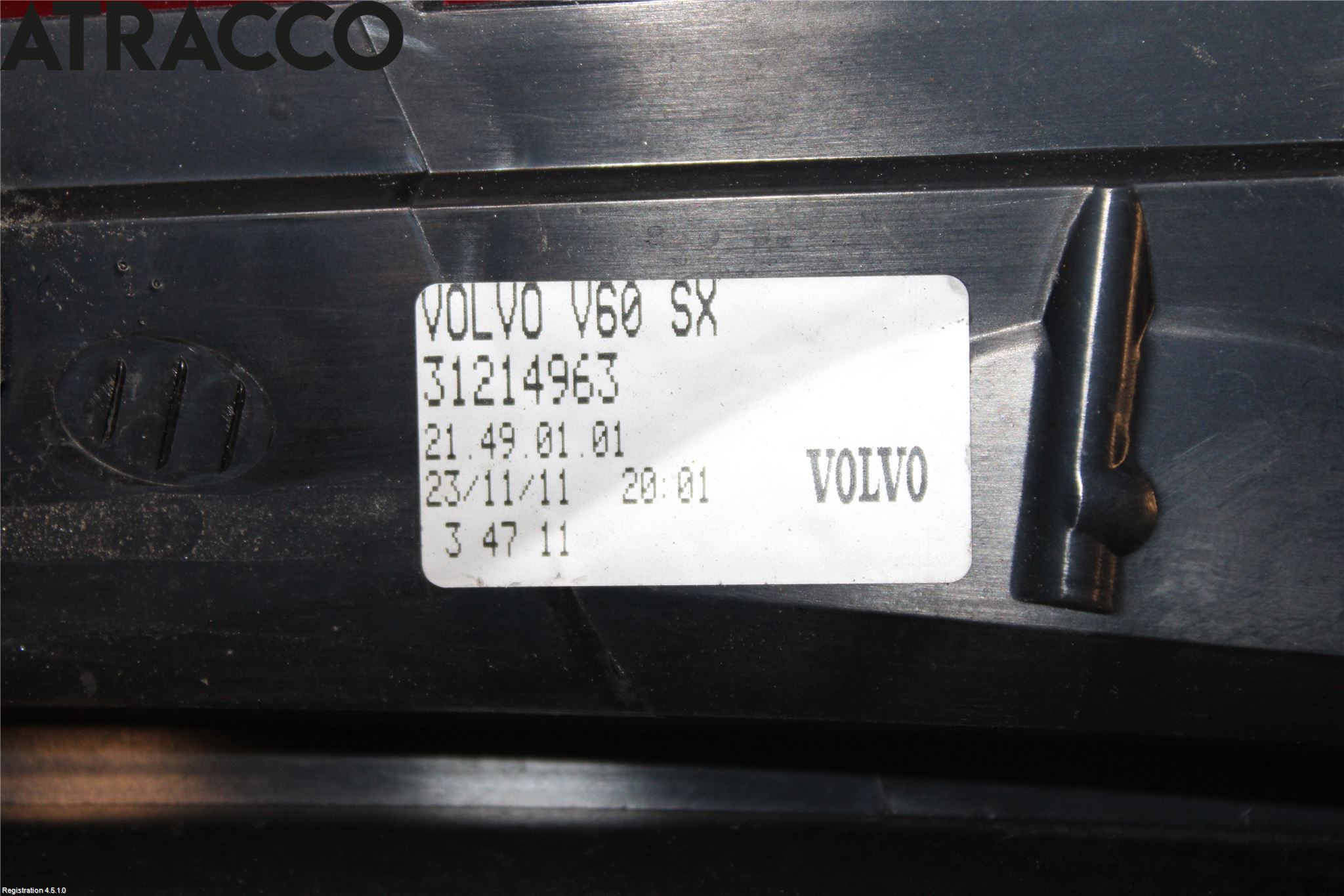 Volvo V60 11-13 Baklykt Venstre