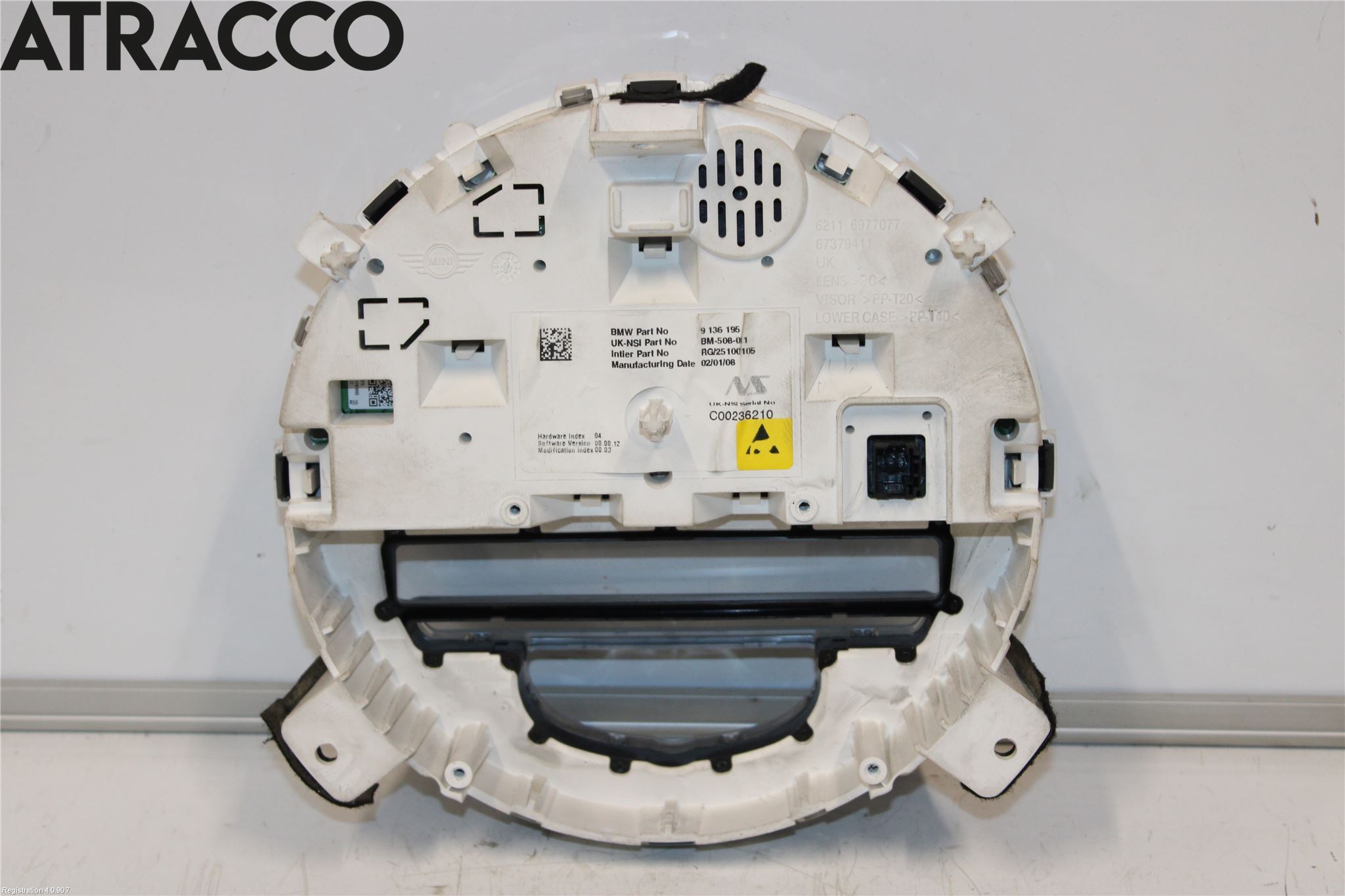 Mini COUPE R56 05-14 Instr Speedometer