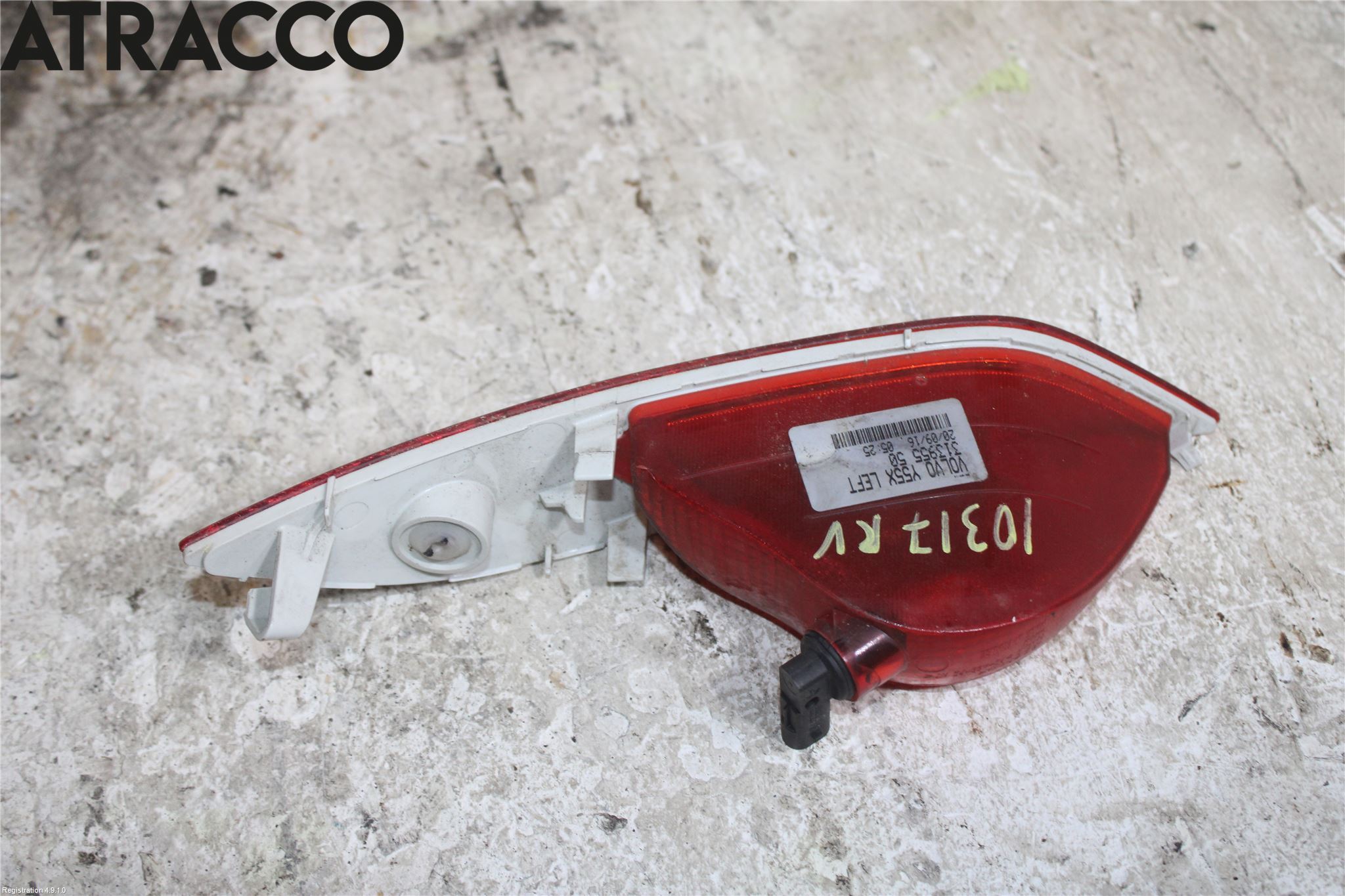 Volvo V40 12-19 Baklykt Ryggelys-Tåkelys