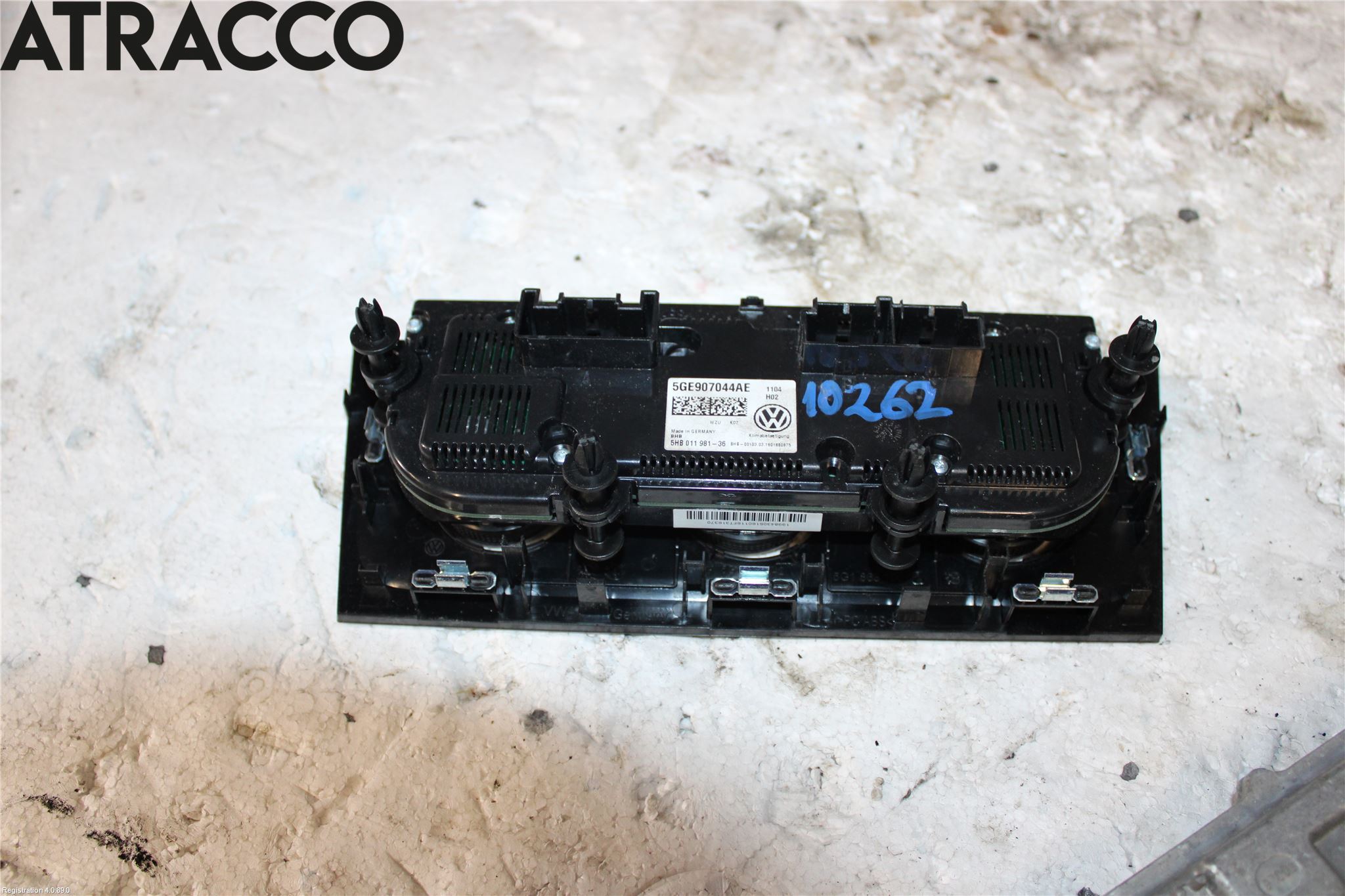 Volkswagen VW GOLF / E-GOLF VII 13-20 Varme Ac Betjening-Display