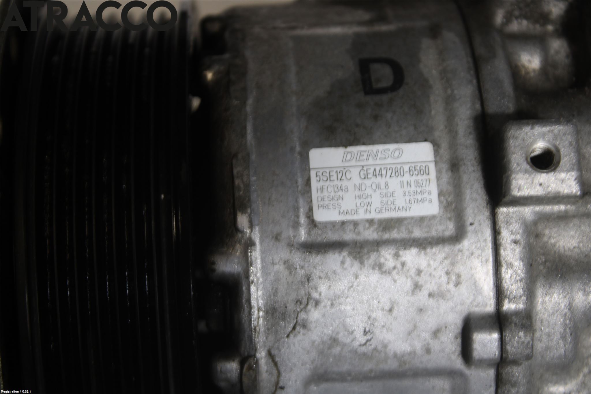 Toyota AVENSIS 09-15 Varme Ac Kompressor