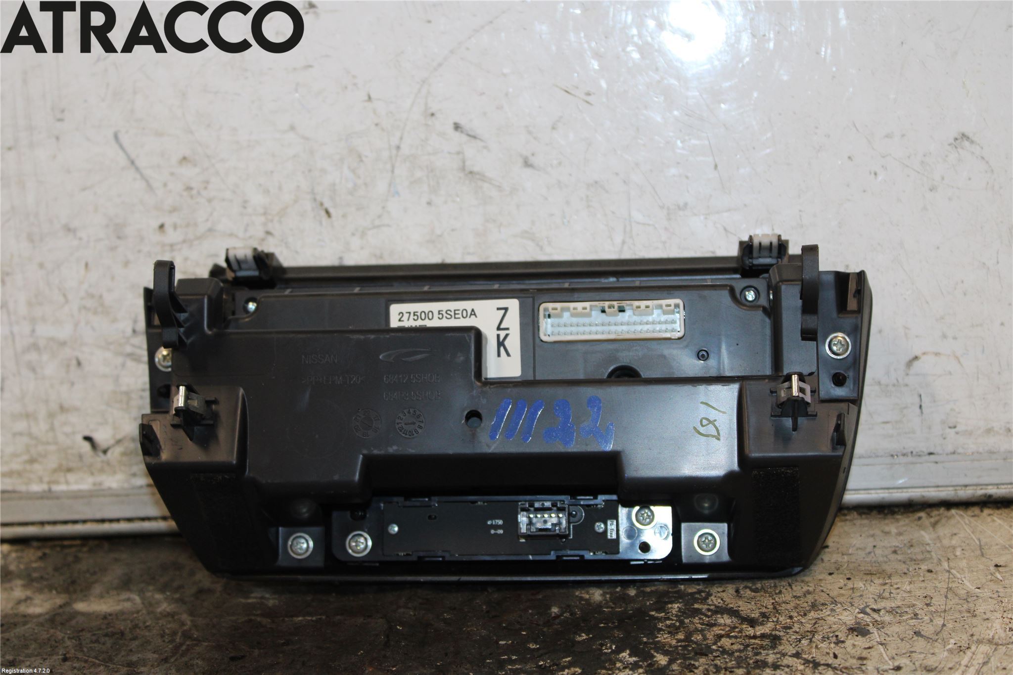 Nissan LEAF 18- Varme Ac Betjening-Display