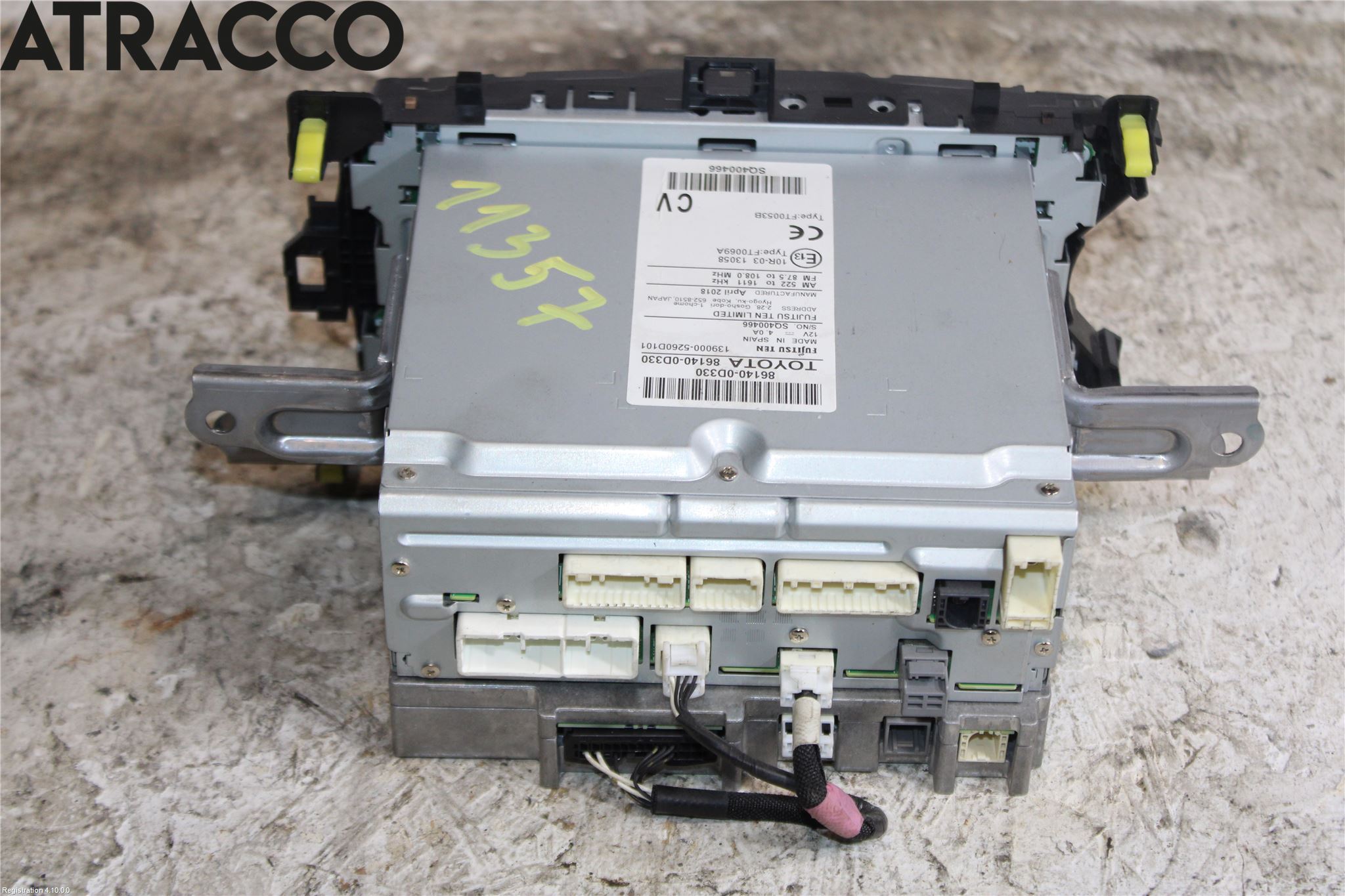 Toyota YARIS XP130 15-20 Stereo Radio