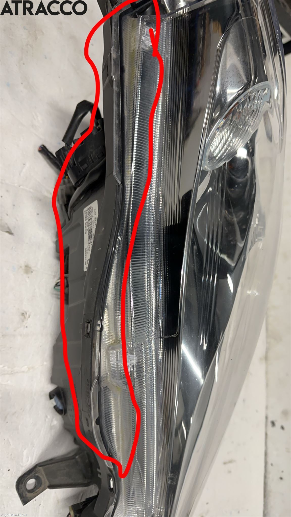 Nissan LEAF 11-17 Frontlykt Venstre