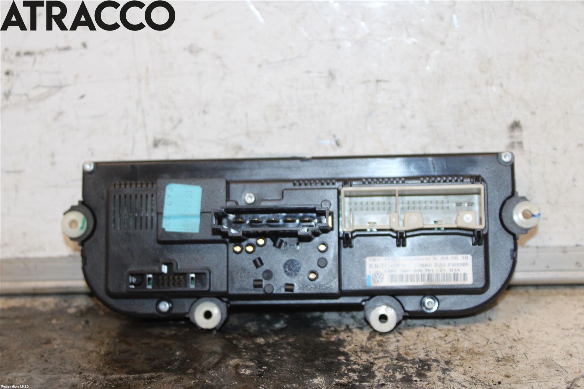 Volkswagen VW GOLF VI 09-13 Varme Ac Betjening-Display