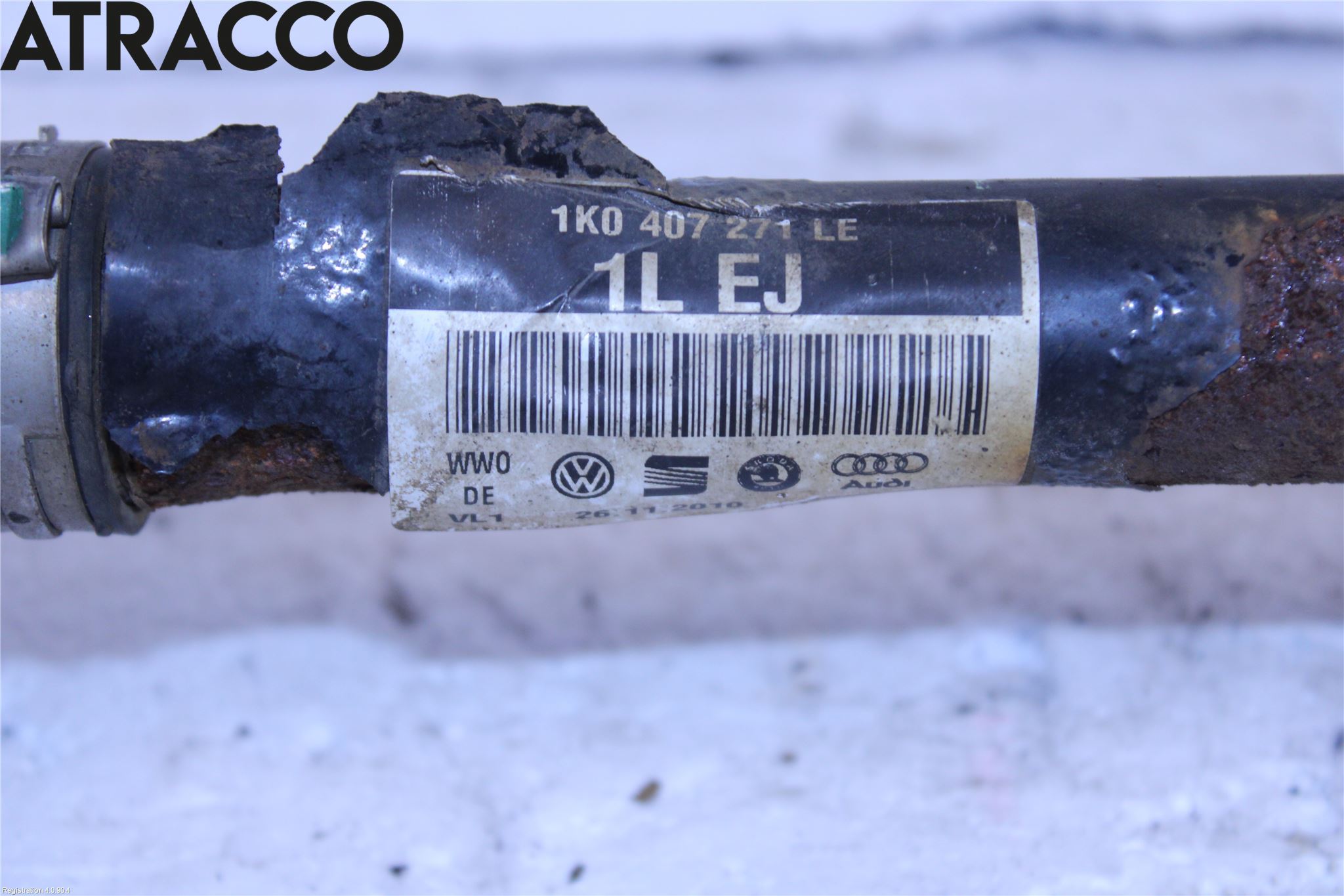 Audi A3/S3 05-13 Drivaksel Foran Kompl Venstre