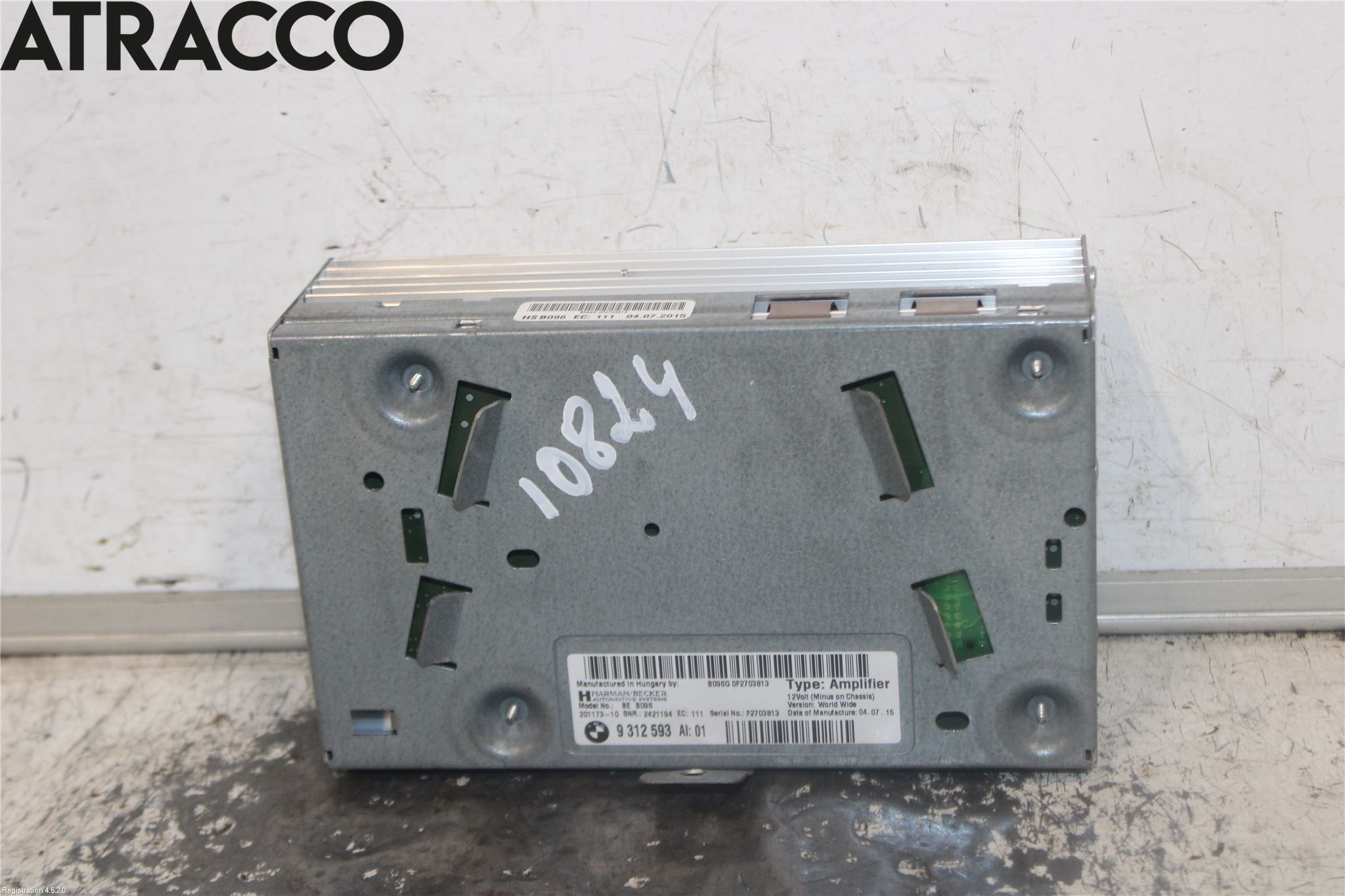 BMW 5 F10/F11/F18 09-17 Stereo Forsterker