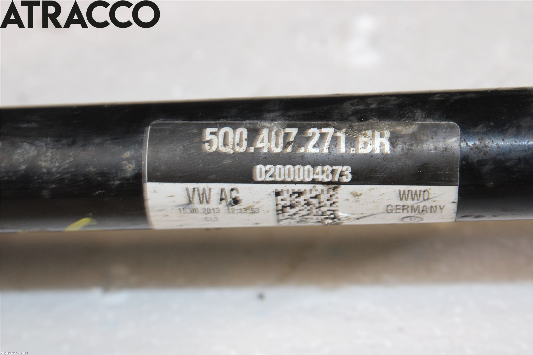 Audi A3/S3 05-13 Drivaksel Foran Kompl Venstre