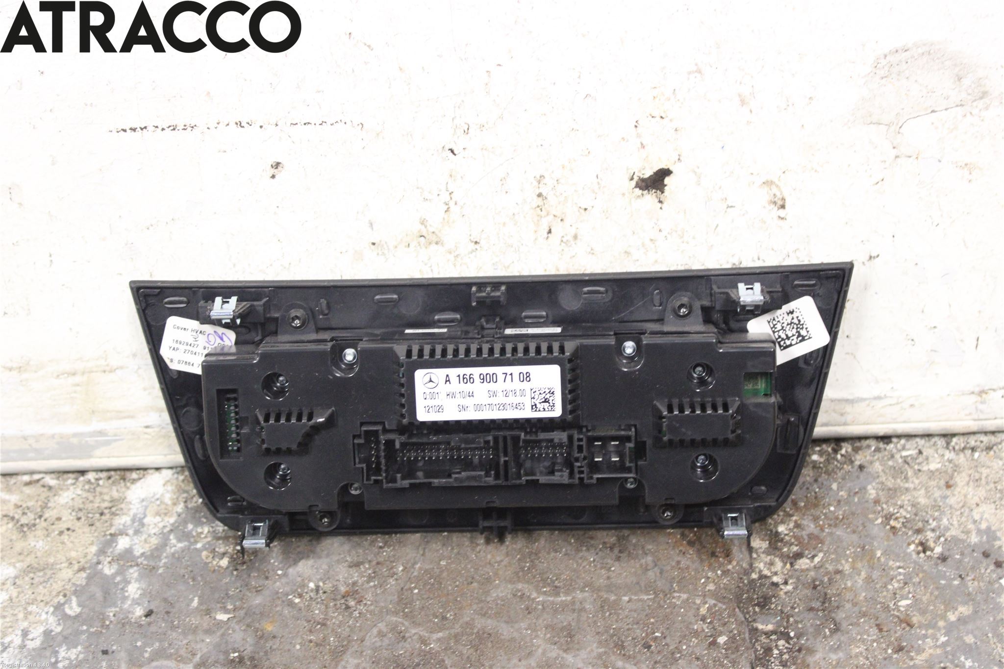Mercedes-Benz MB ML/GLE-KLASS (W166) 12-18 Varme Ac Betjening-Display