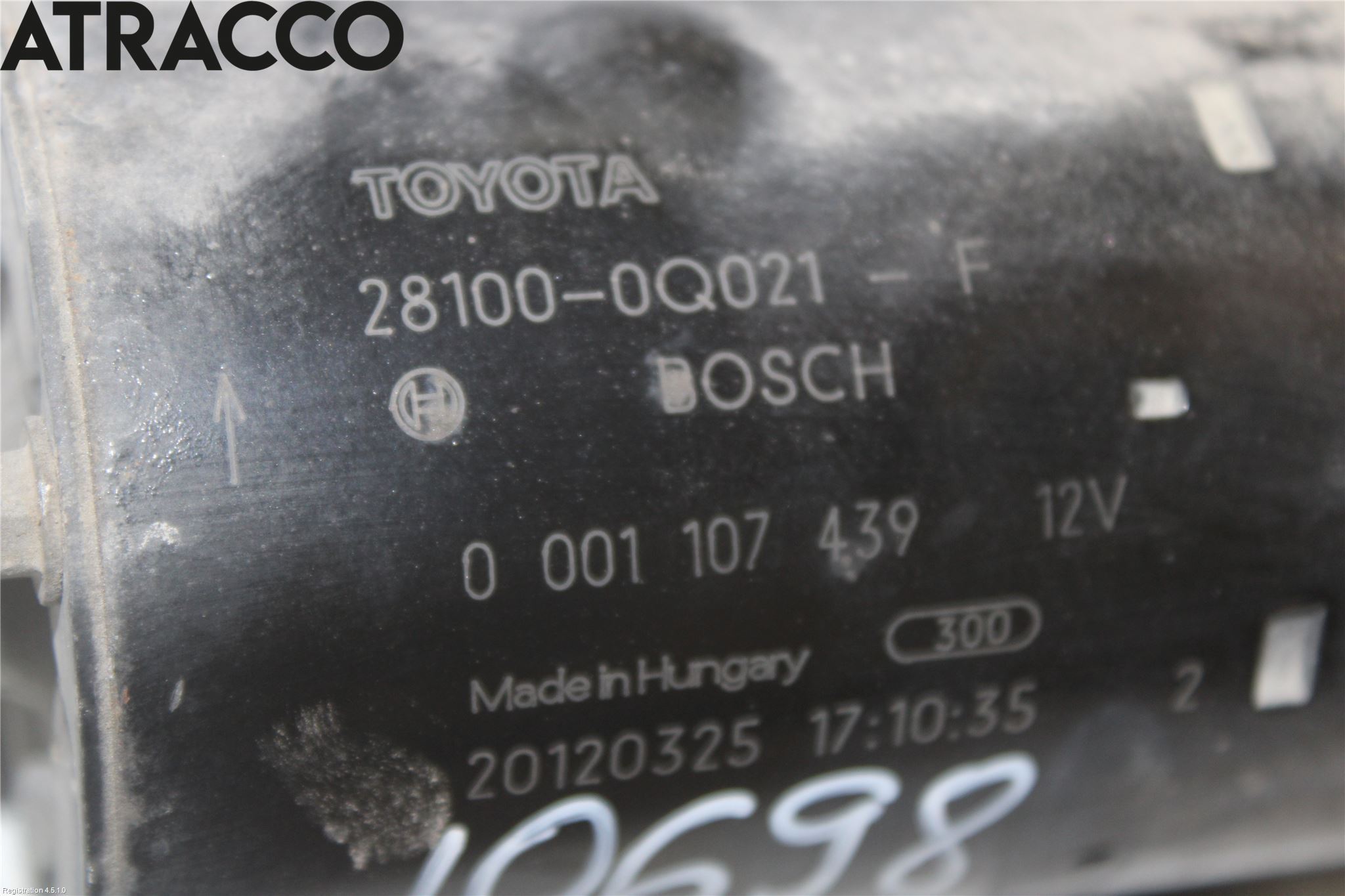 Peugeot 107 Startmotor