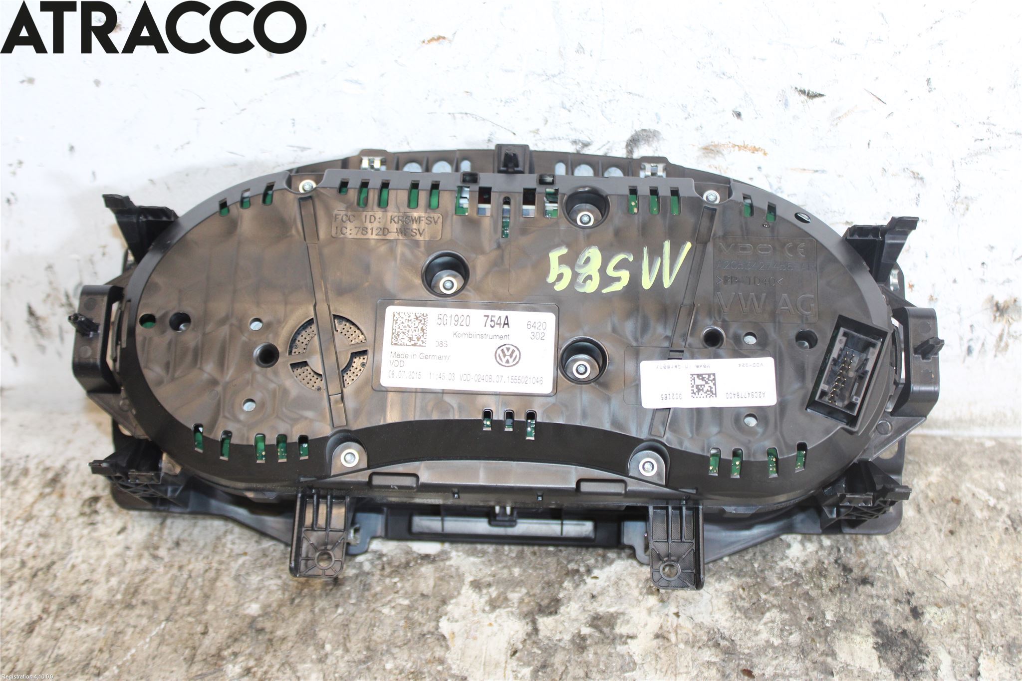 Volkswagen VW GOLF / E-GOLF VII 13-20 Instr Kombinert