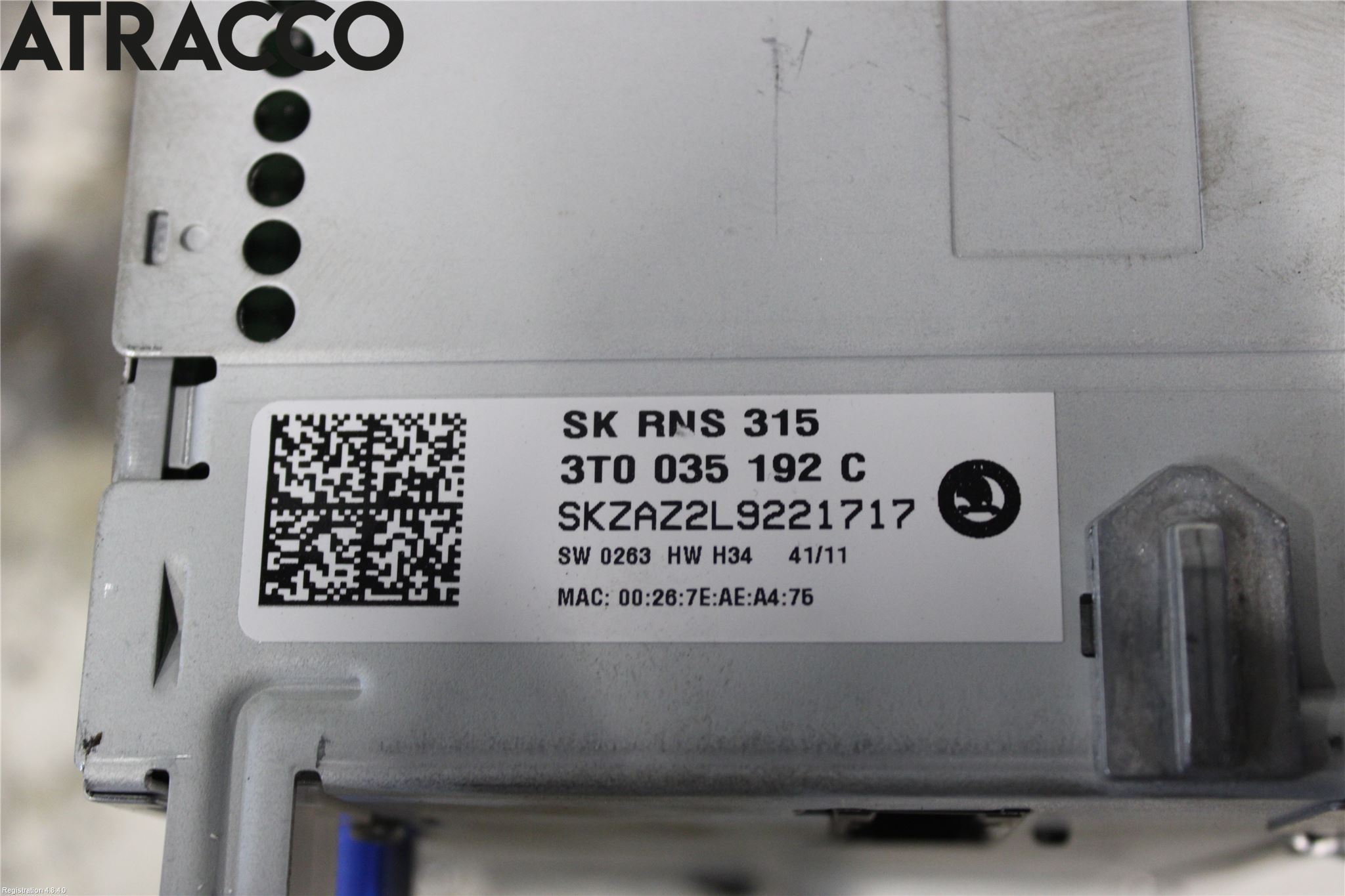 Skoda SUPERB 09-15 Stereo Radio Med Cd