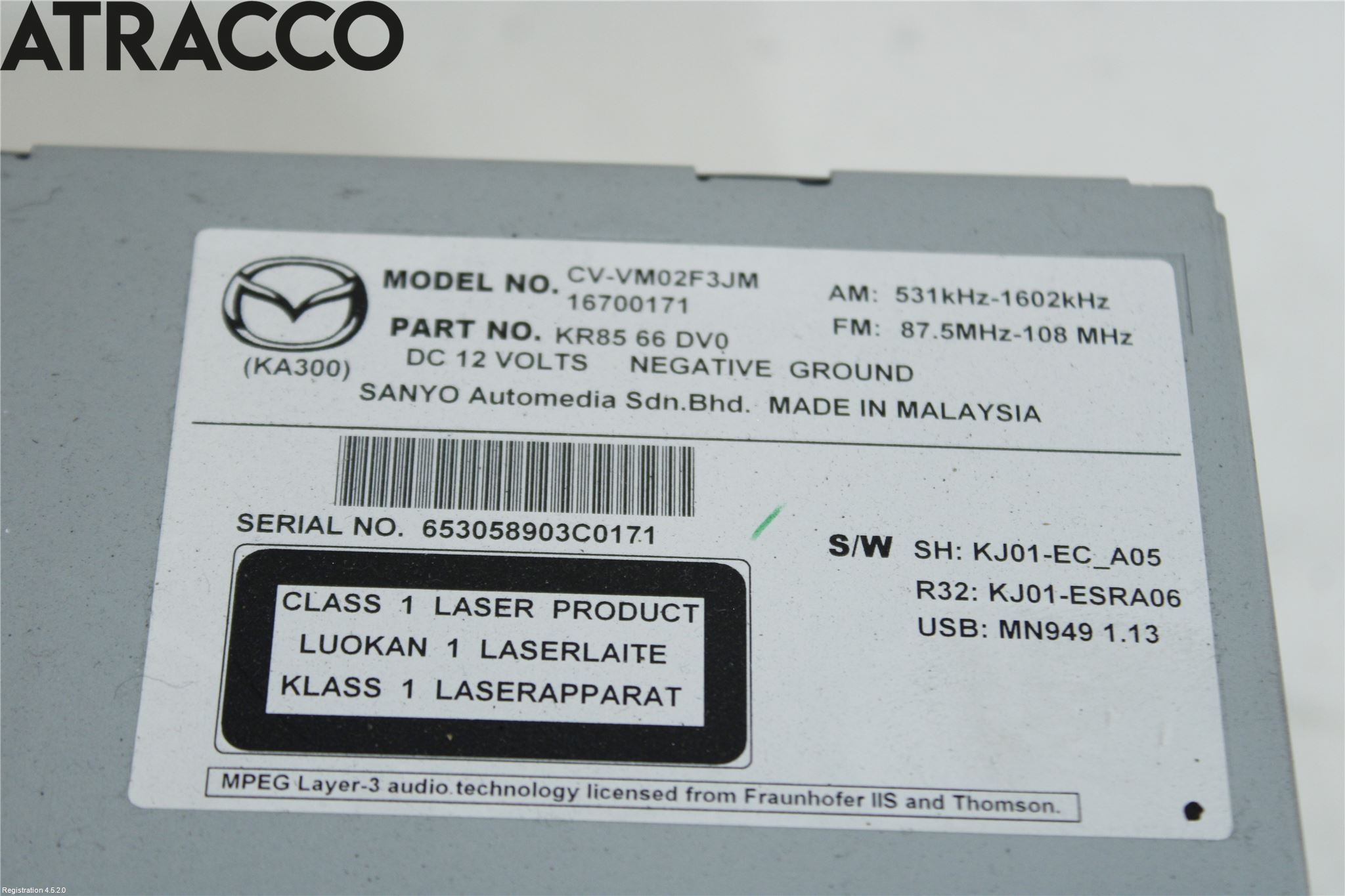 Mazda CX-5 12-17 Gps Navigator