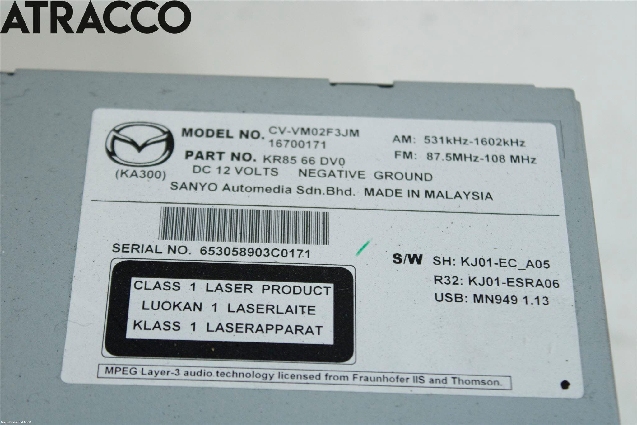 Mazda CX-5 12-17 Gps Navigator