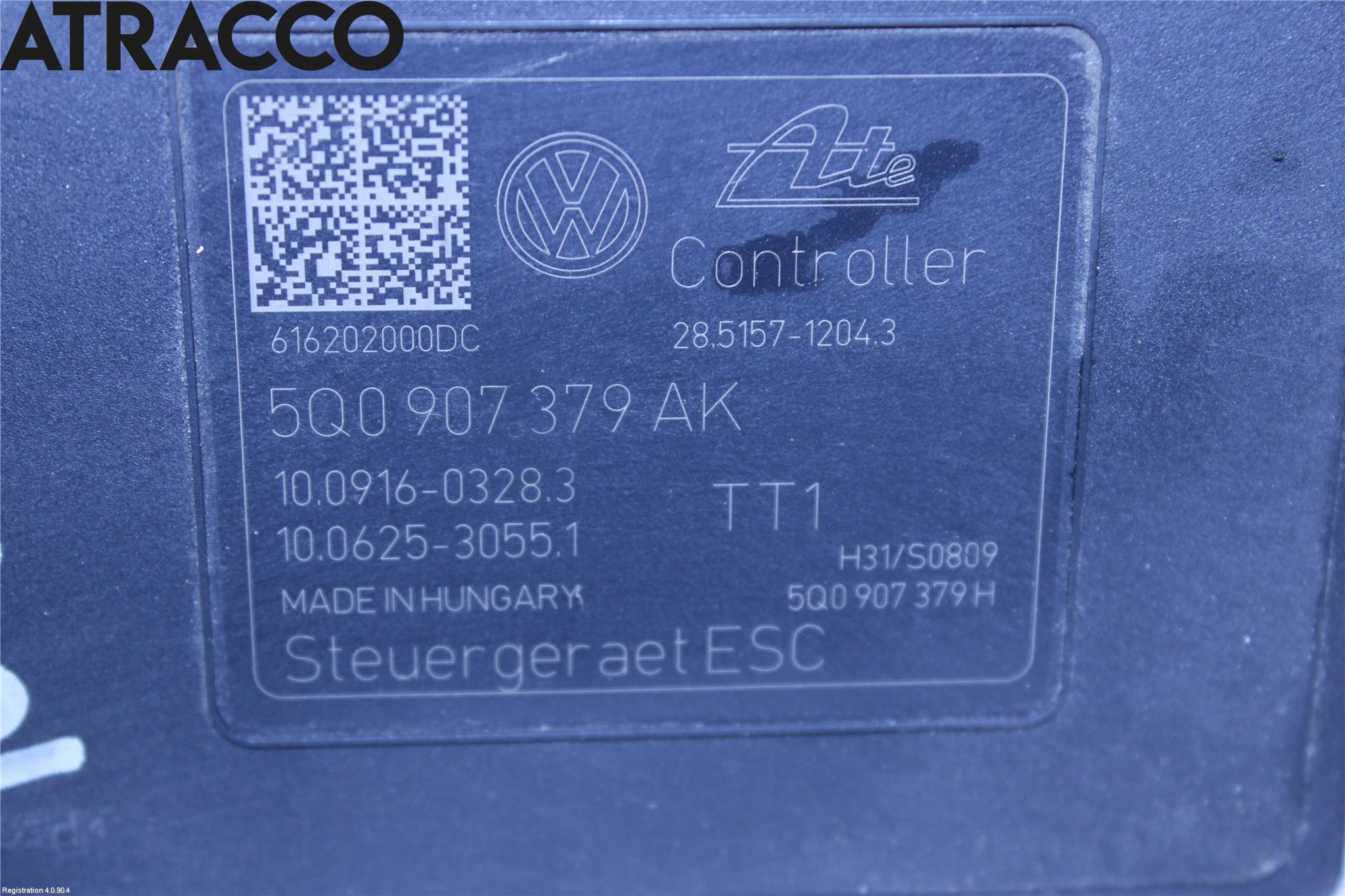 Volkswagen VW GOLF / E-GOLF VII 13-20 Abs Hydraulikkaggregat