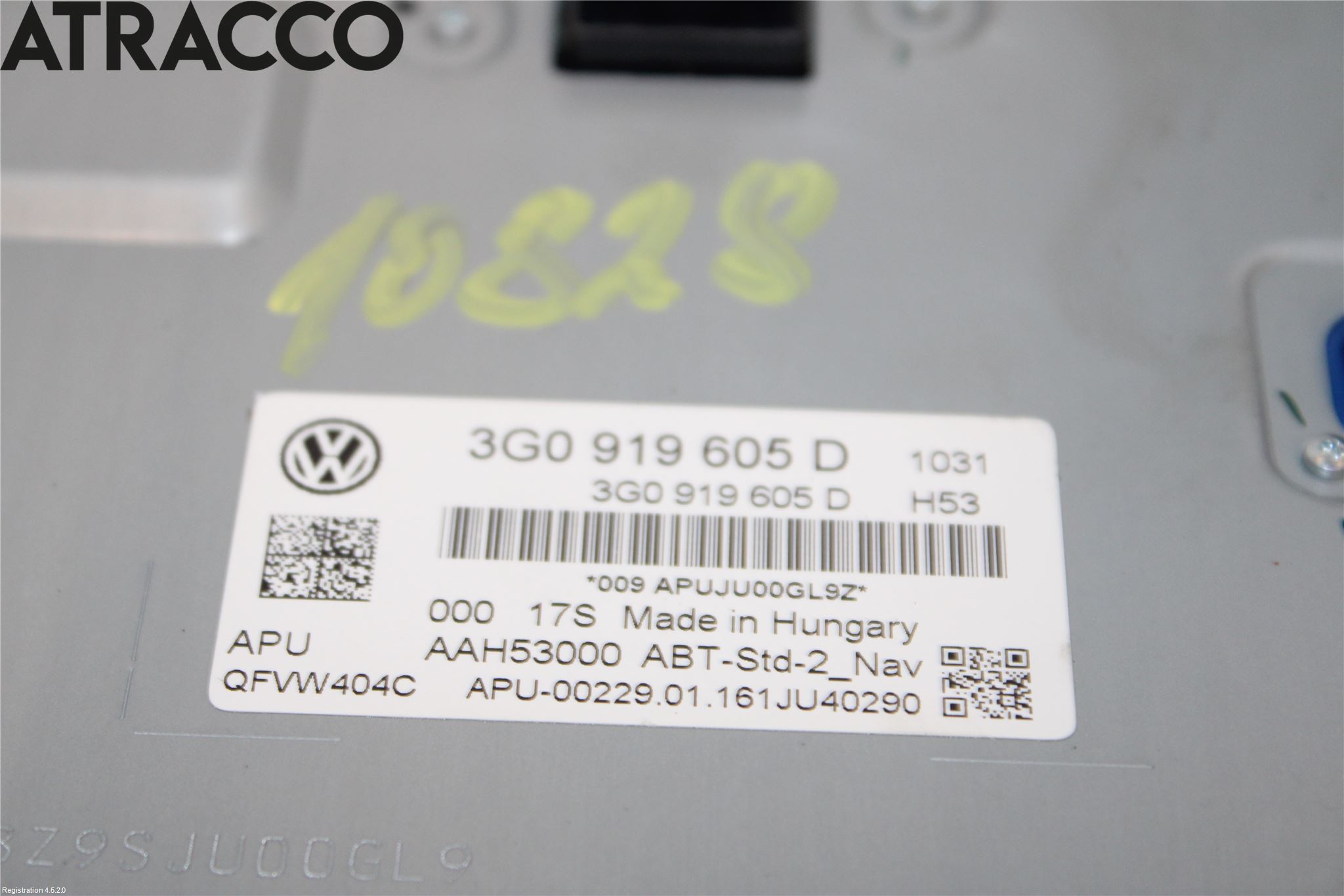 Volkswagen VW PASSAT 15-19 Multifunktionsdisplay