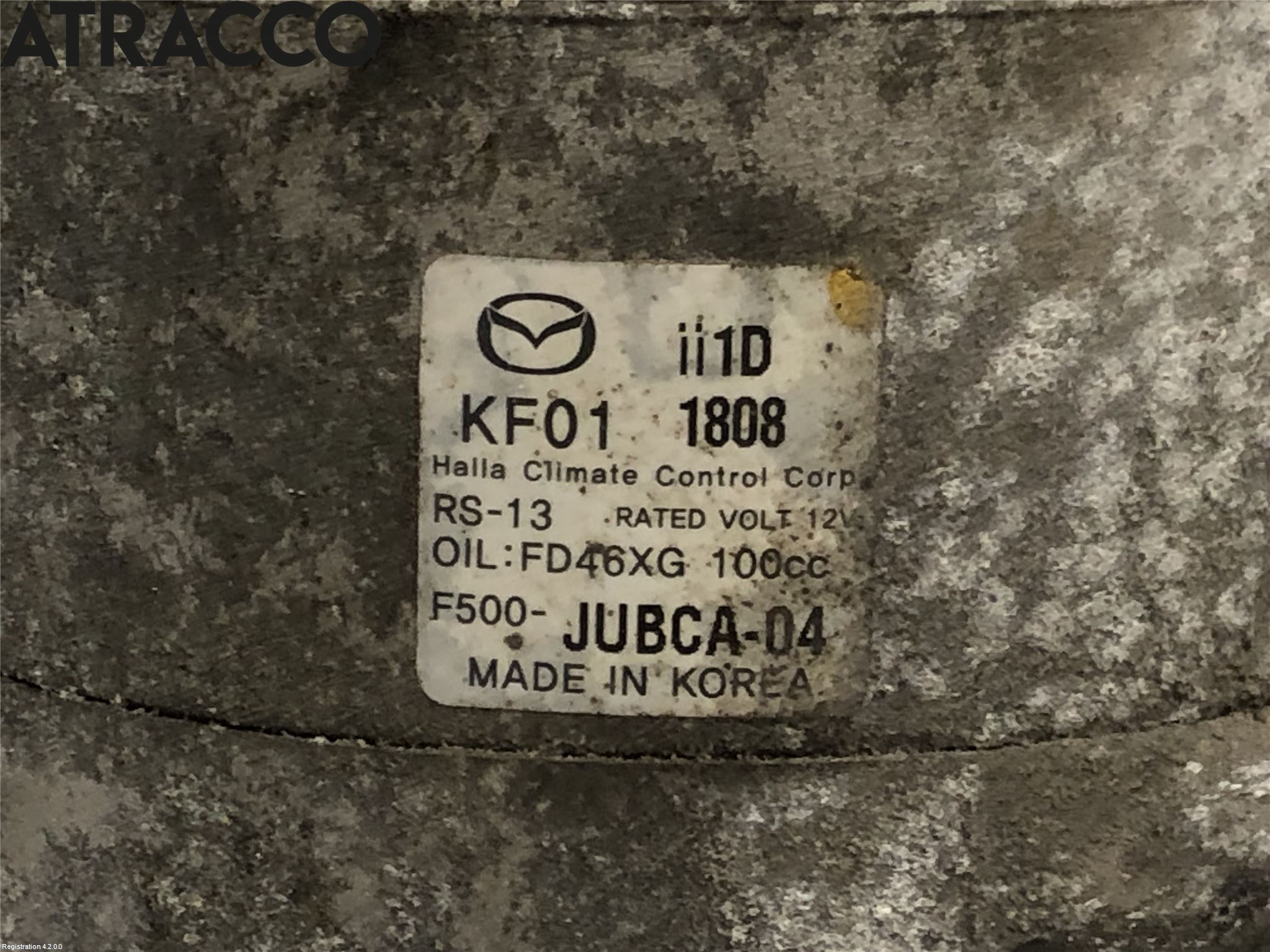 Mazda CX-5 12-17 Varme Ac Kompressor