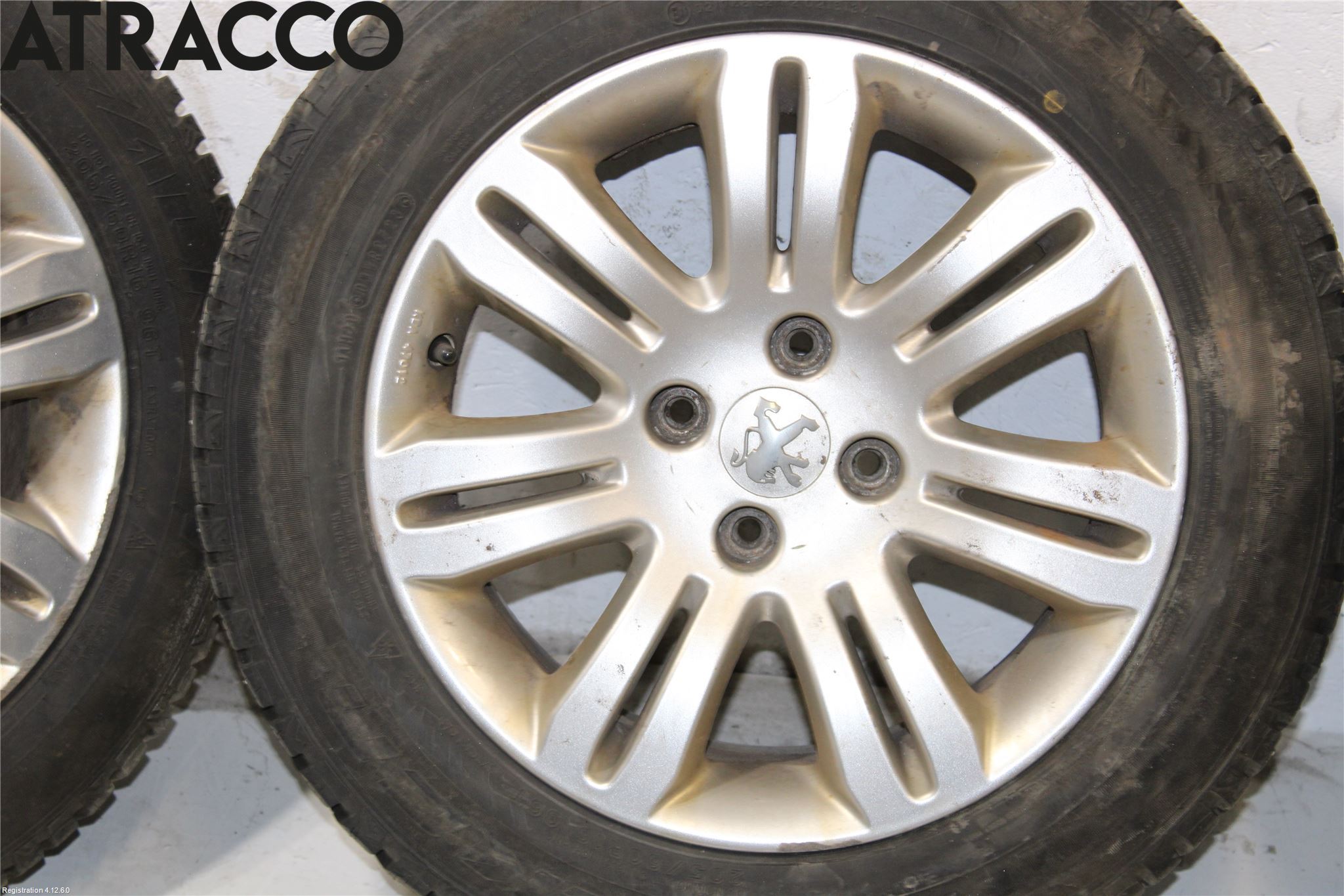 Peugeot 5008 10-16 Dekk Vinter På Alu Felg 4Stk
