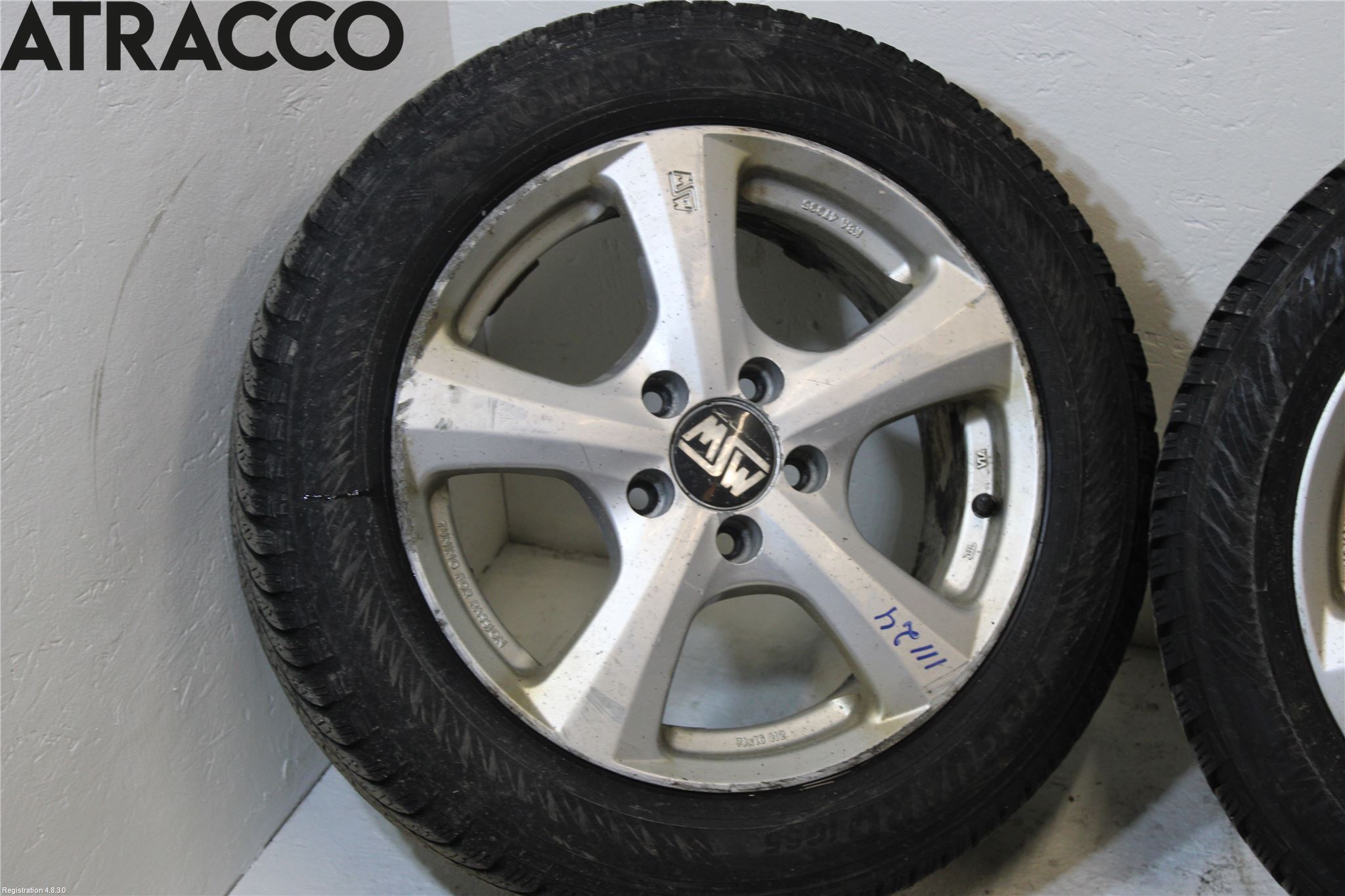 Volkswagen VW GOLF V 04-09 Dekk Vinter På Alu Felg 4Stk