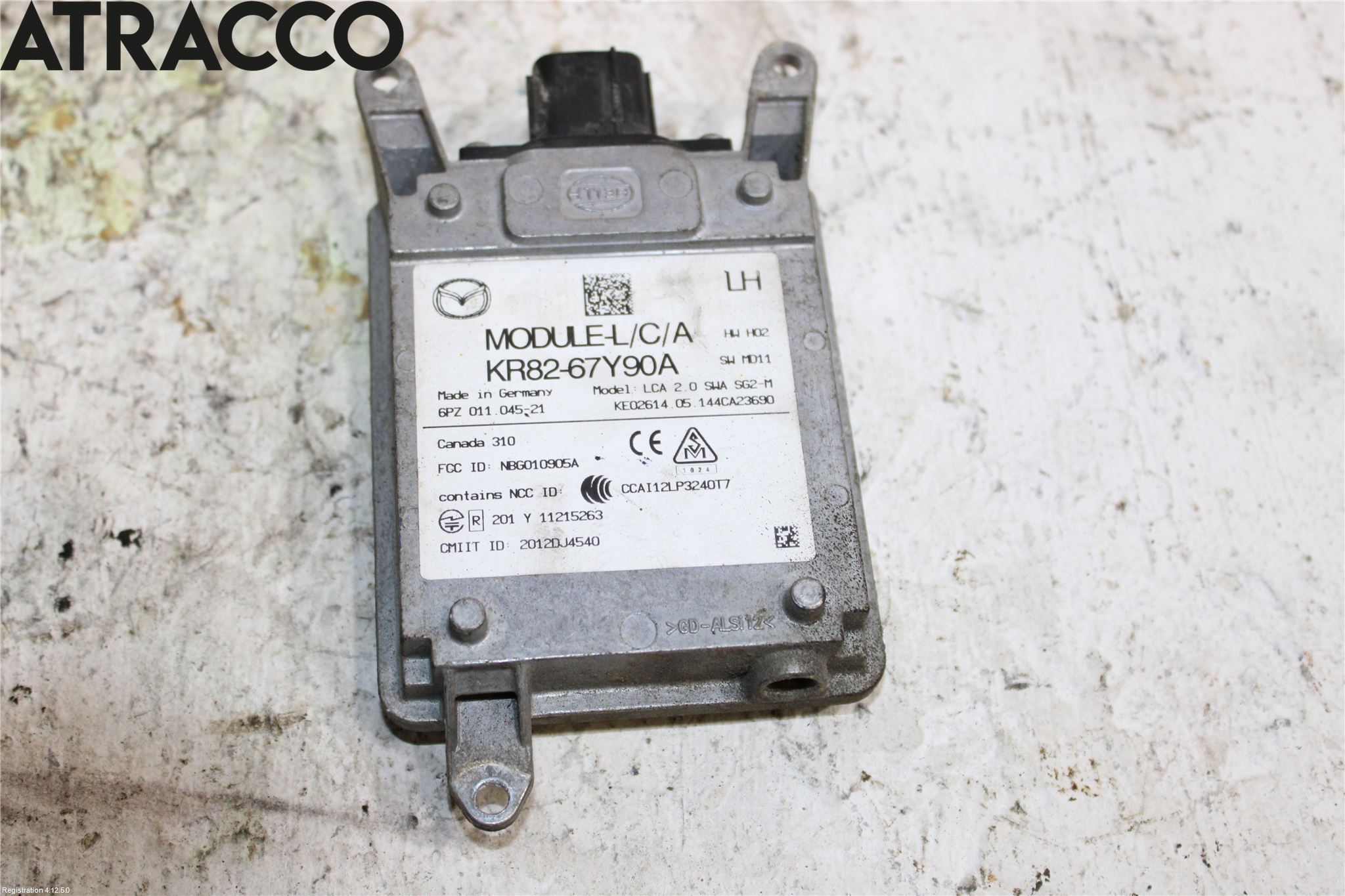 Mazda CX-5 12-17 Sensor Kollisjonsbeskyttelse