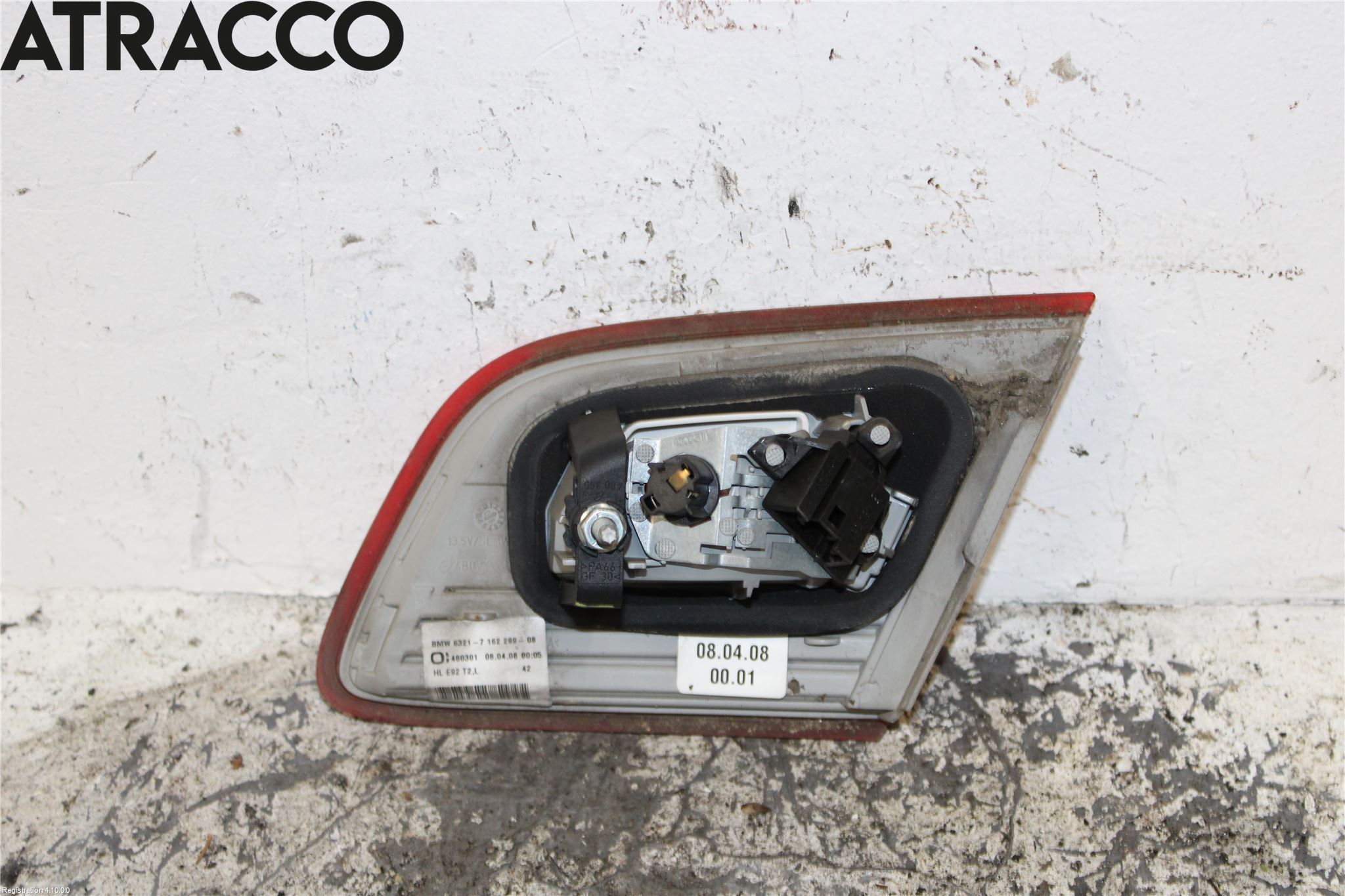 BMW 3 E92/93 Coupé/Cab 05-14 Baklykt Venstre  På Luke(Indre