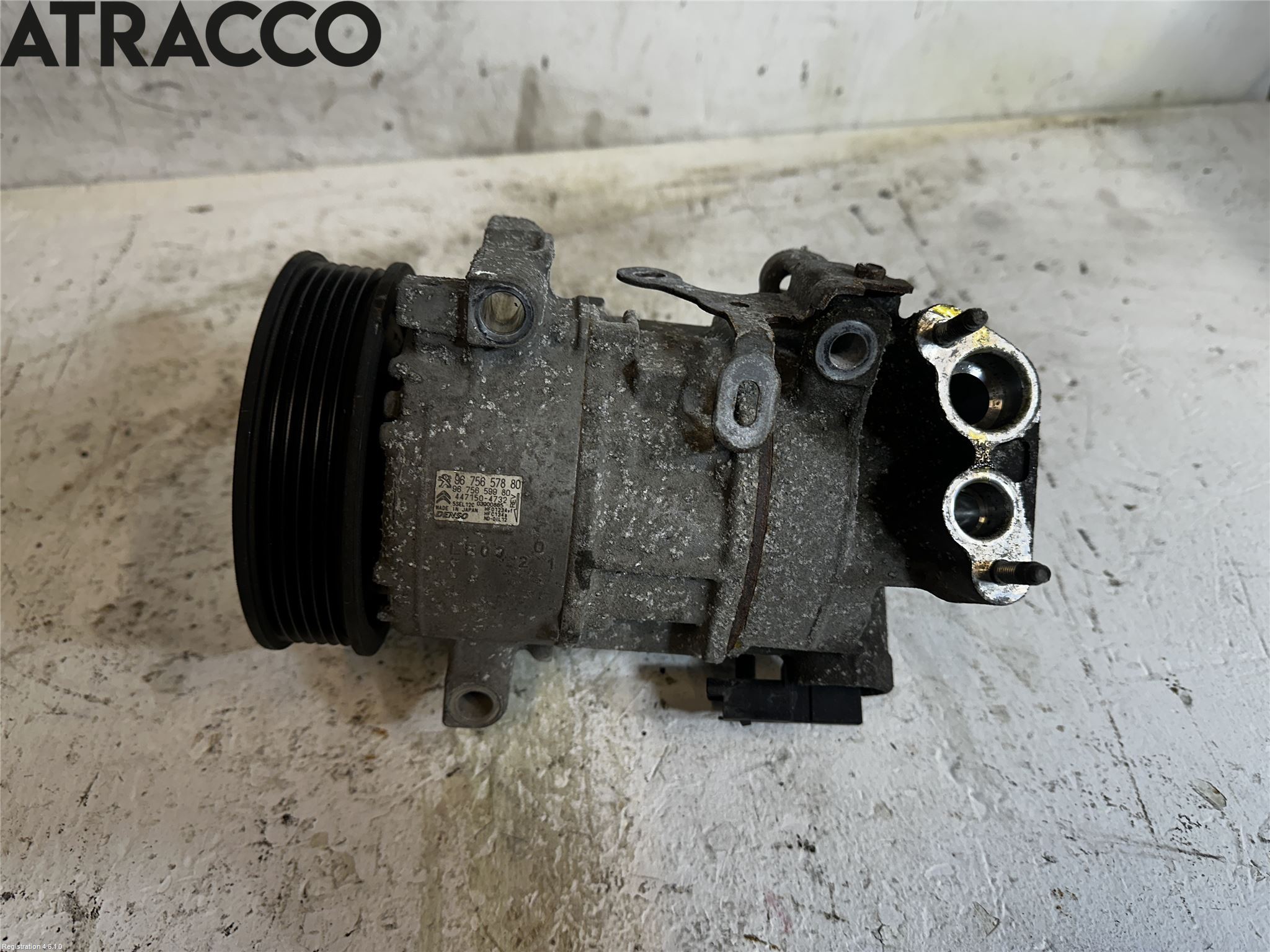 Citroen C4 PICASSO 14-18 Varme Ac Kompressor