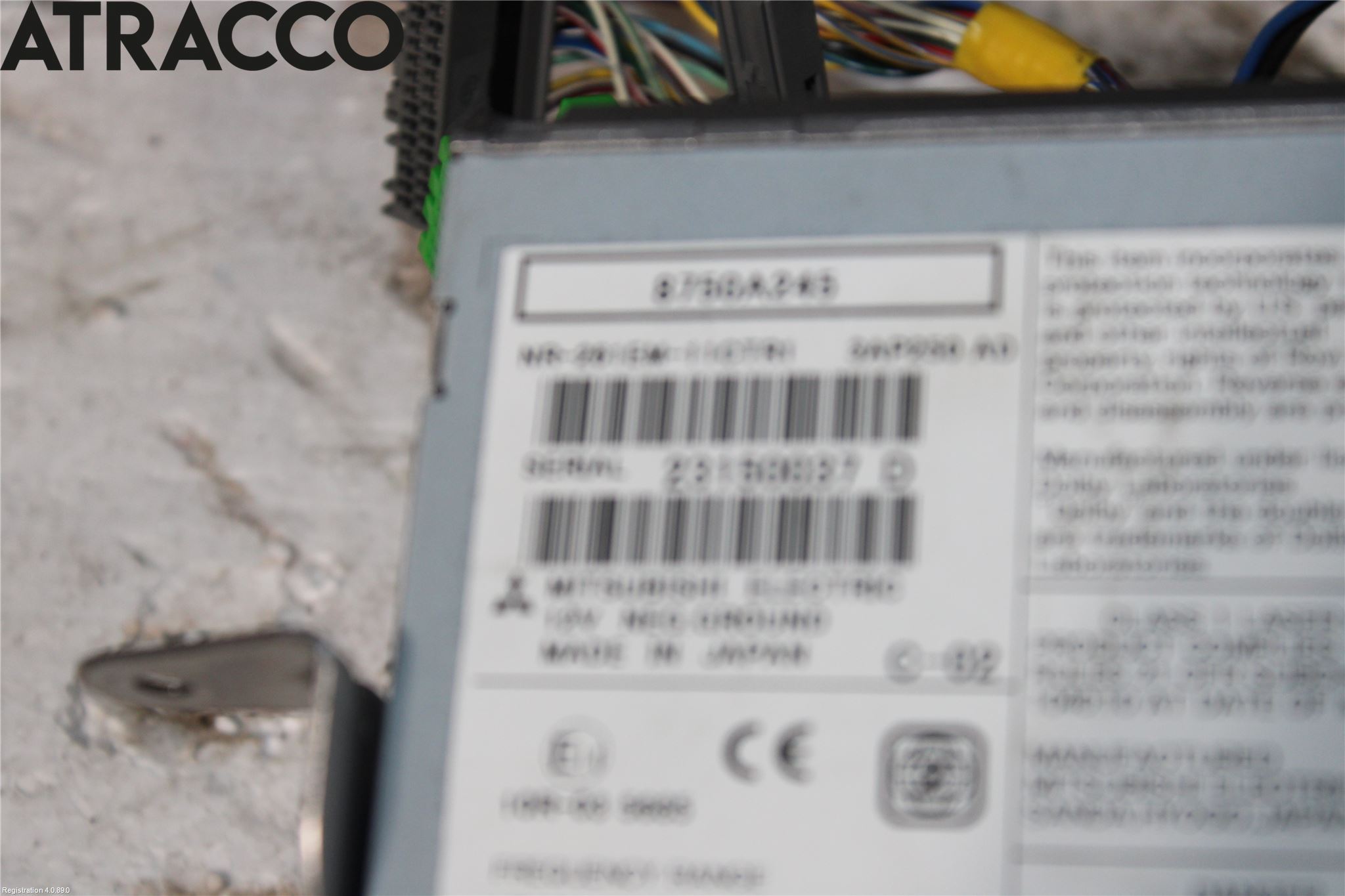 Citroen C4 AIRCROSS Instr Skjerm Dvd-Gps-Ac-Tlf