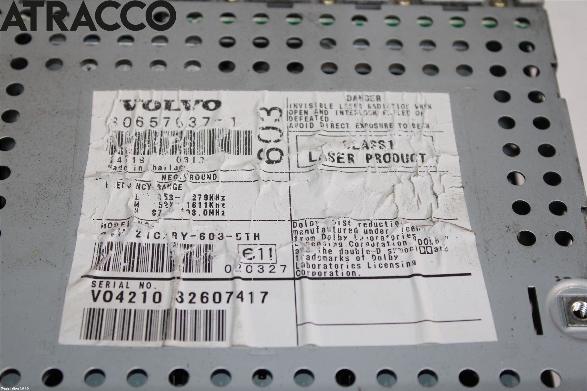 Volvo V70 00-04 Stereo Radio Med Cd