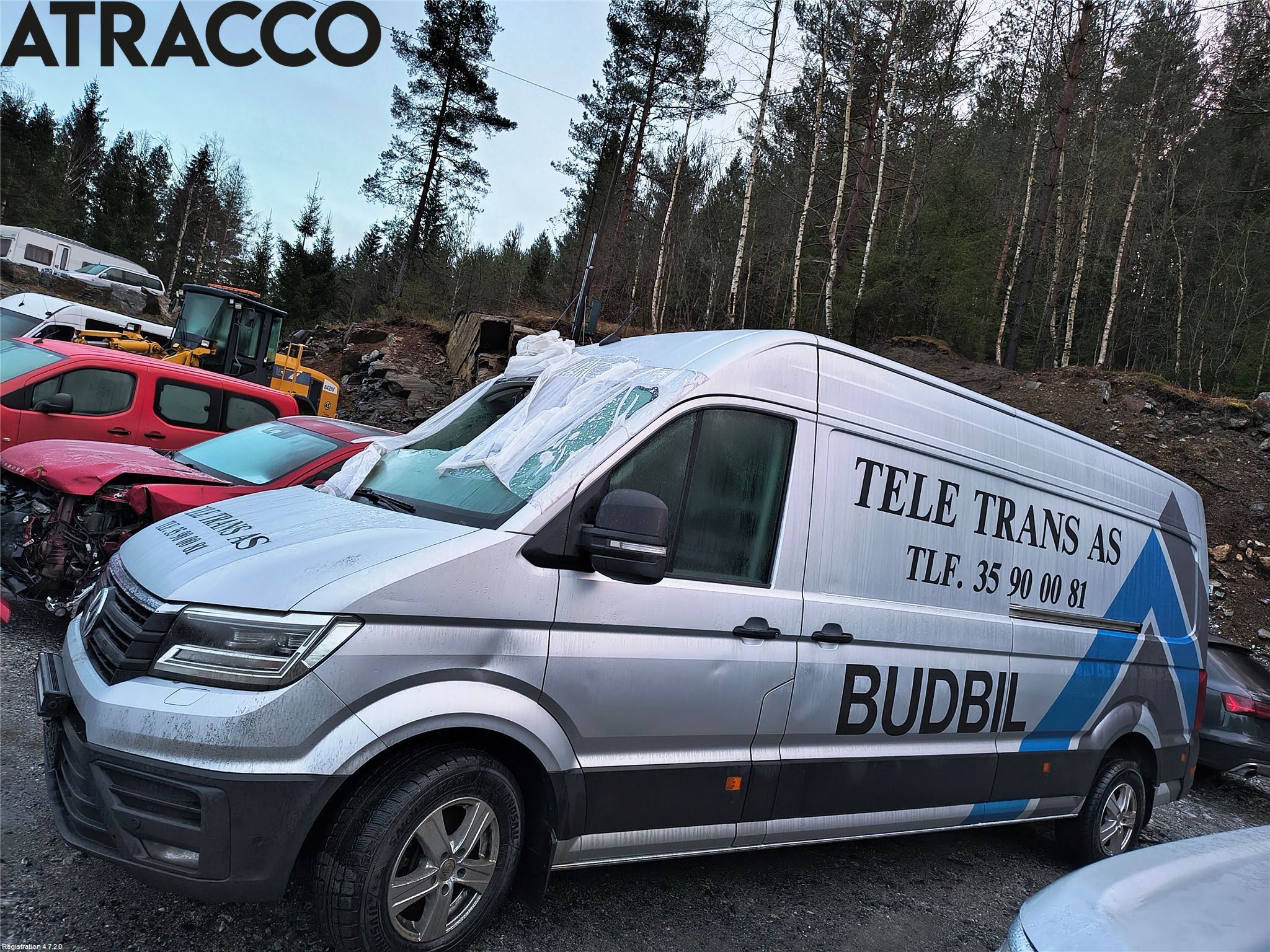 Volkswagen VW CRAFTER II / E-CRAFTER 17- Støtfanger Bak Hjørne Venstre