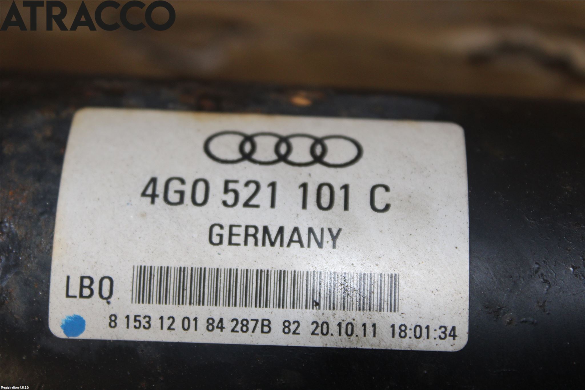 Audi A7/S7 4G 11-17 Mellomaksel Kompl