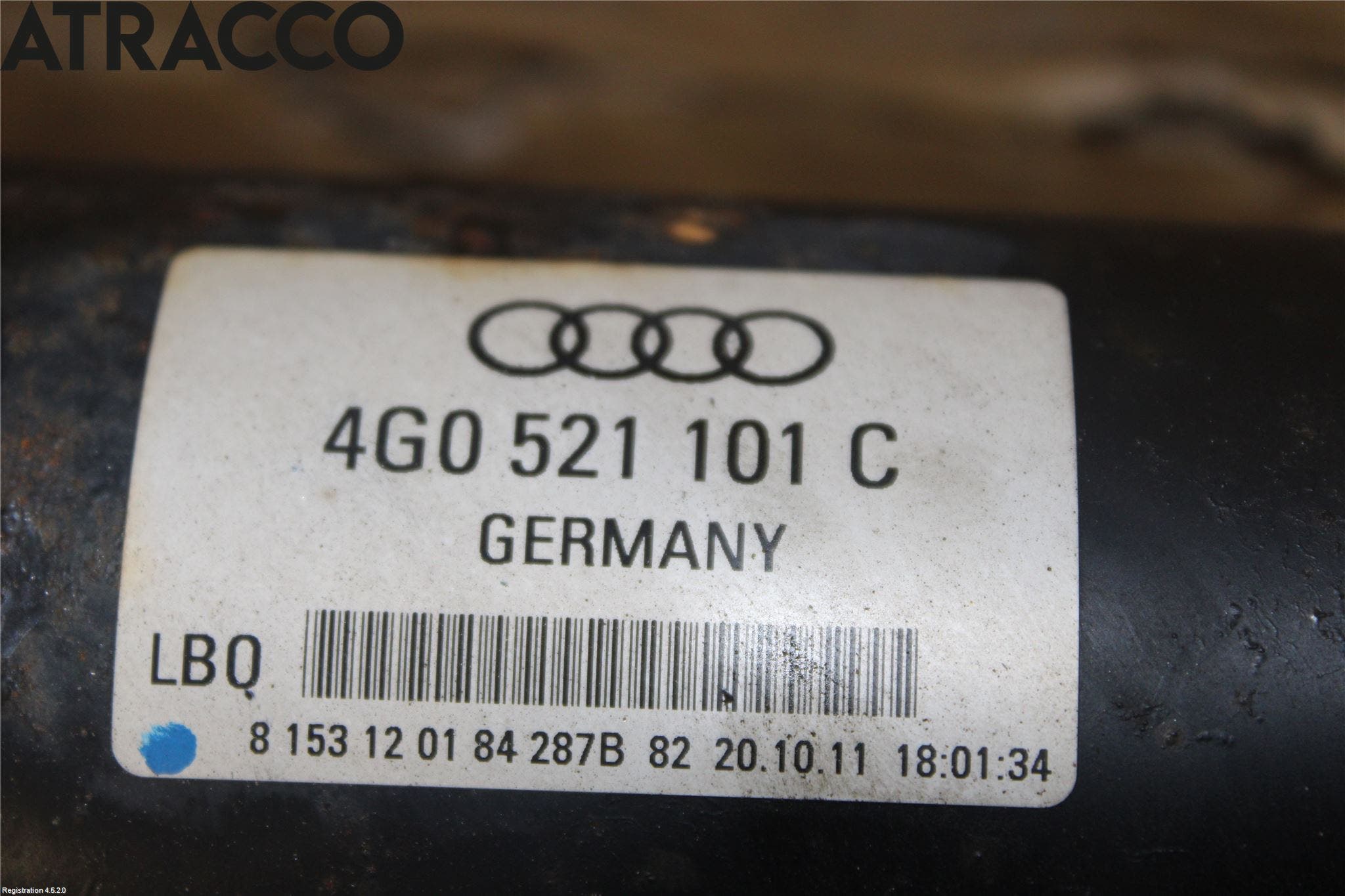 Audi A7/S7 4G 11-17 Mellomaksel Kompl