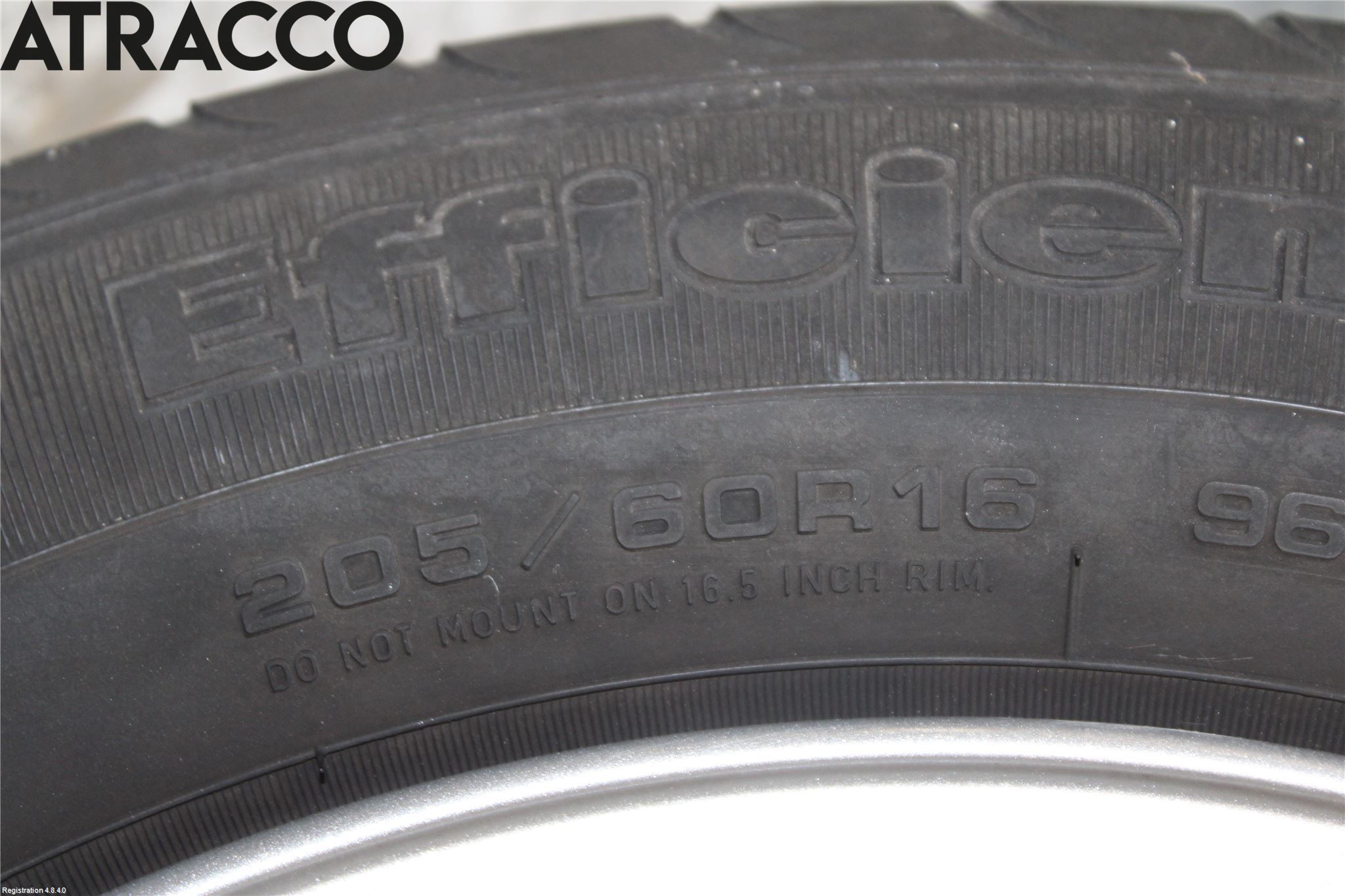 Volkswagen VW TOURAN 03-10 Dekk Sommer På Alu Felg 4Stk