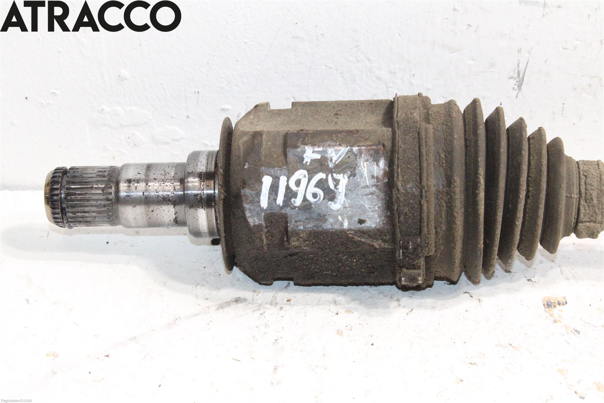 Toyota LANDCRUISER J150 10-23 Drivaksel Foran Kompl Venstre