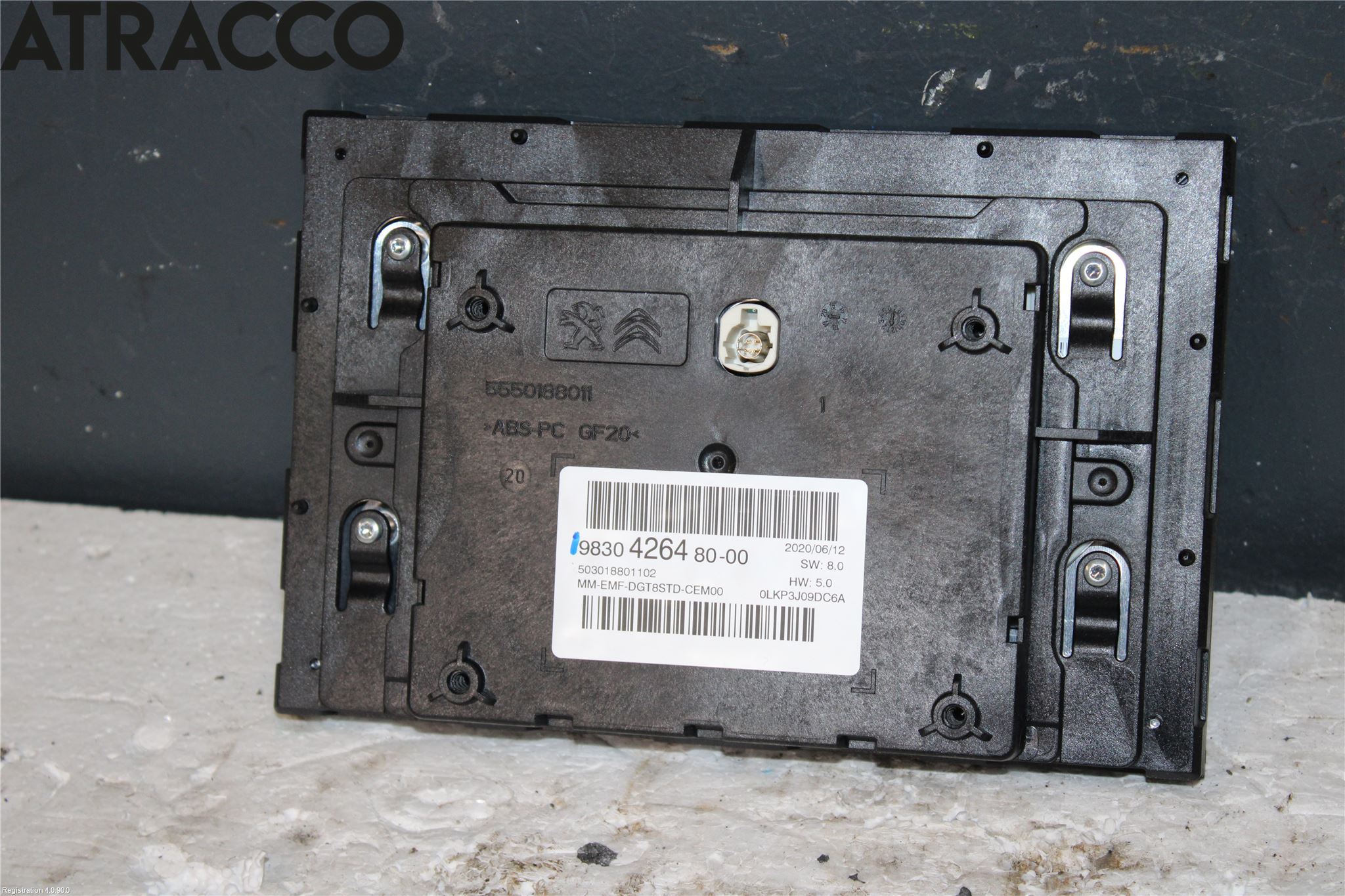 Citroen BERLINGO/E-BERLINGO 19- Instr Skjerm Dvd-Gps-Ac-Tlf